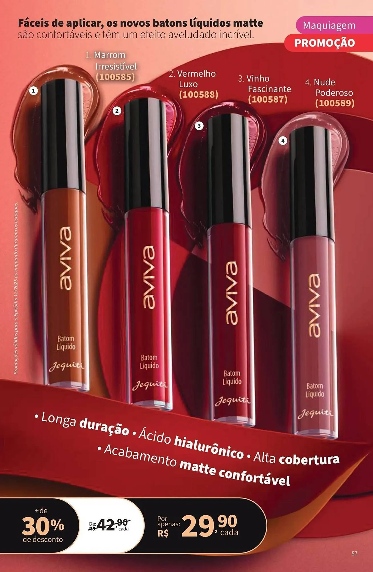 Encarte de Catálogo Jequiti 25 de agosto até 31 de dezembro 2025 - Pagina 57