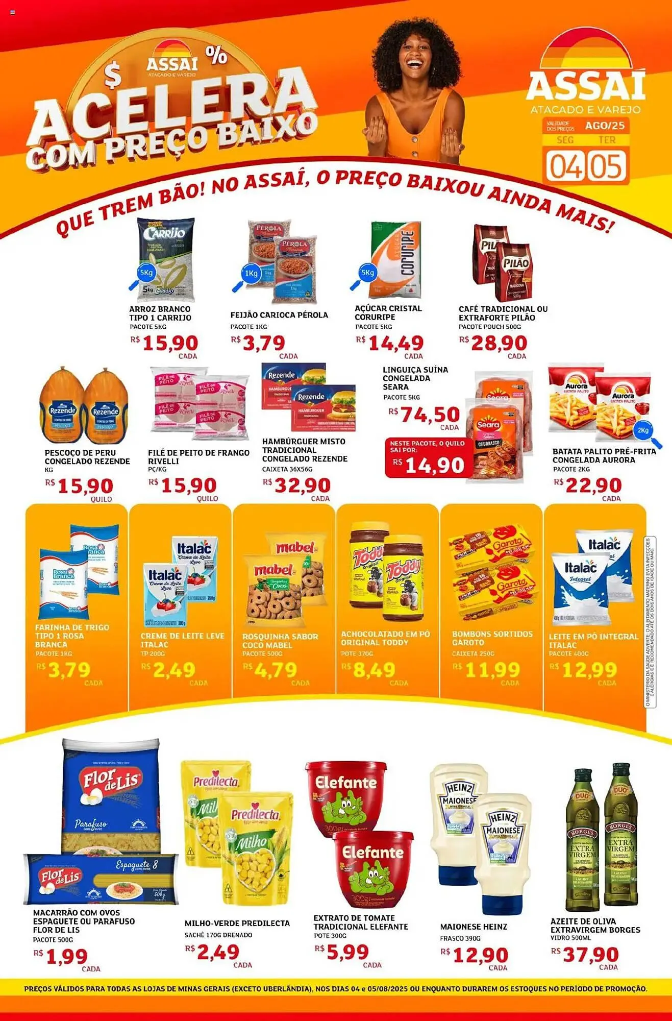 Encarte de Catálogo Assaí Atacadista 4 de agosto até 5 de agosto 2025 - Pagina 1