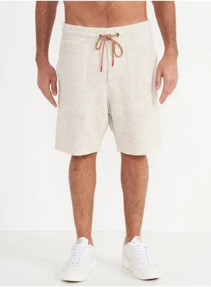 Bermuda Com Cadarço E Bolsos