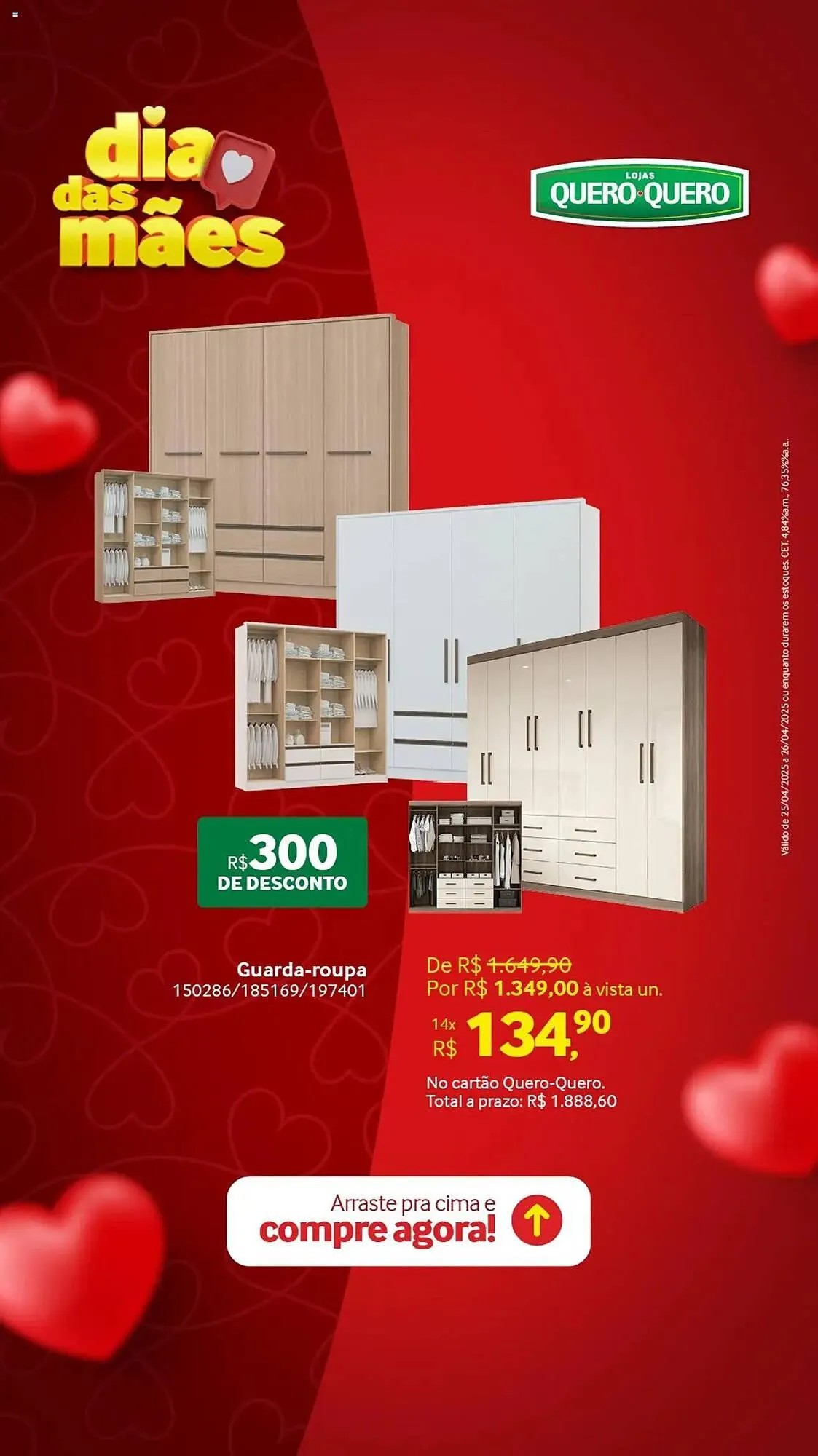 Encarte de Catálogo Quero Quero 25 de abril até 26 de abril 2025 - Pagina 4