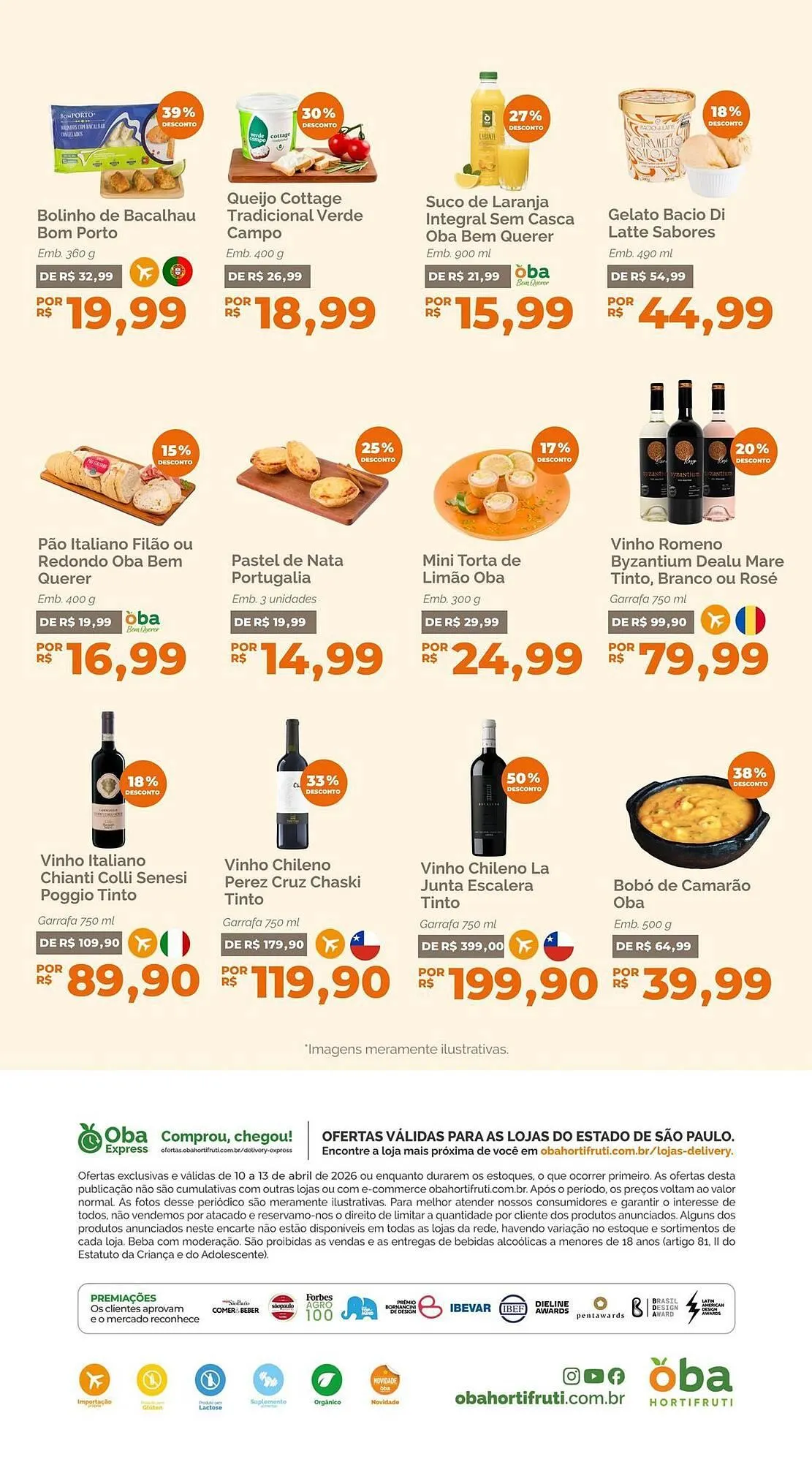 Encarte de Folheto Oba Hortifruti 10 de abril até 13 de abril 2026 - Pagina 5