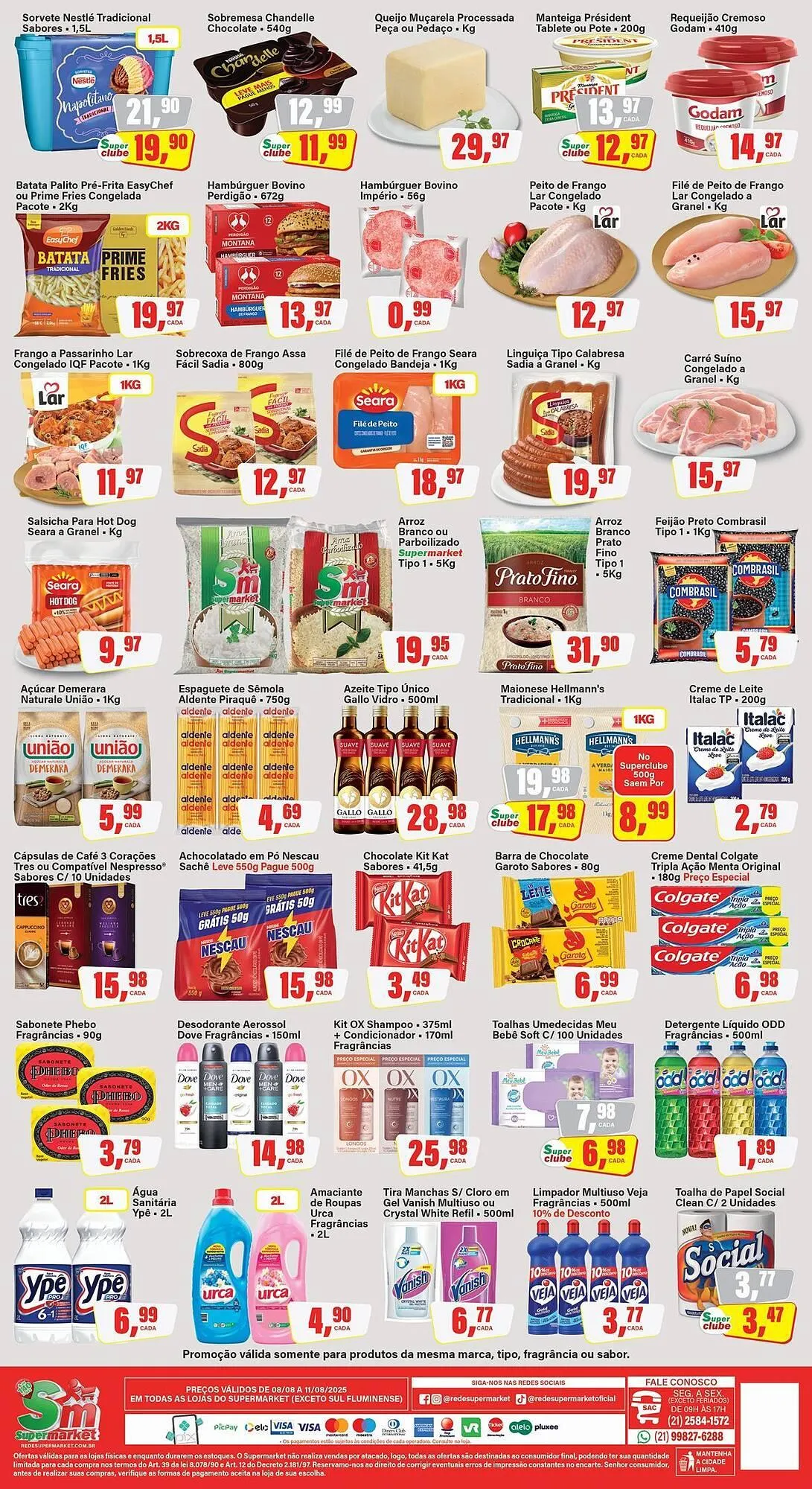 Encarte de Catálogo Rede Supermarket 8 de agosto até 11 de agosto 2025 - Pagina 2