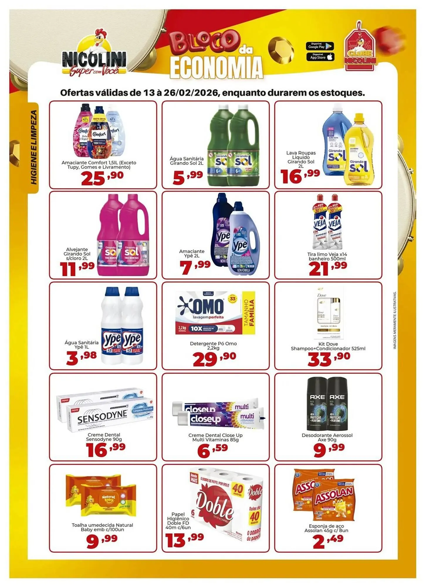 Encarte de Catálogo Super Nicolini 13 de fevereiro até 26 de fevereiro 2026 - Pagina 7