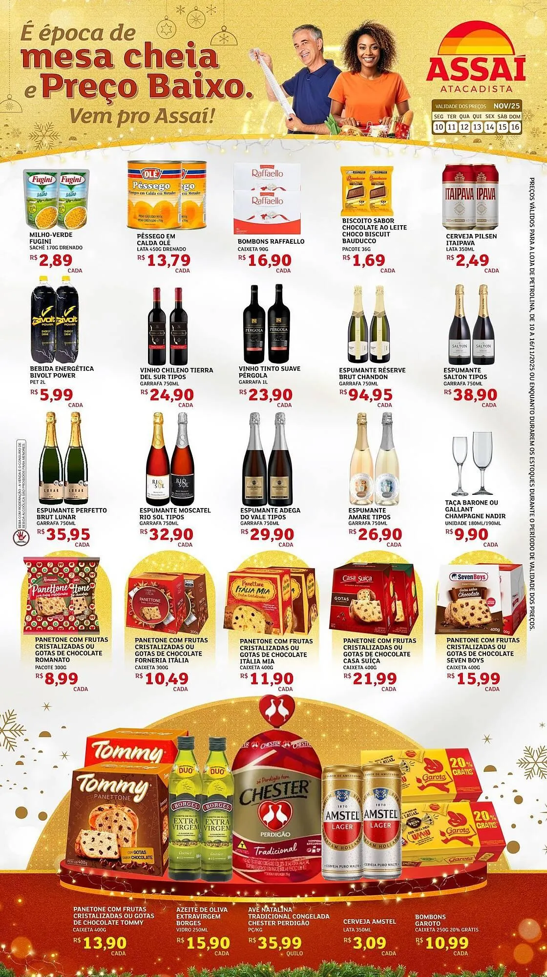Encarte de Encarte Assaí Atacadista 10 de novembro até 16 de novembro 2025 - Pagina 1