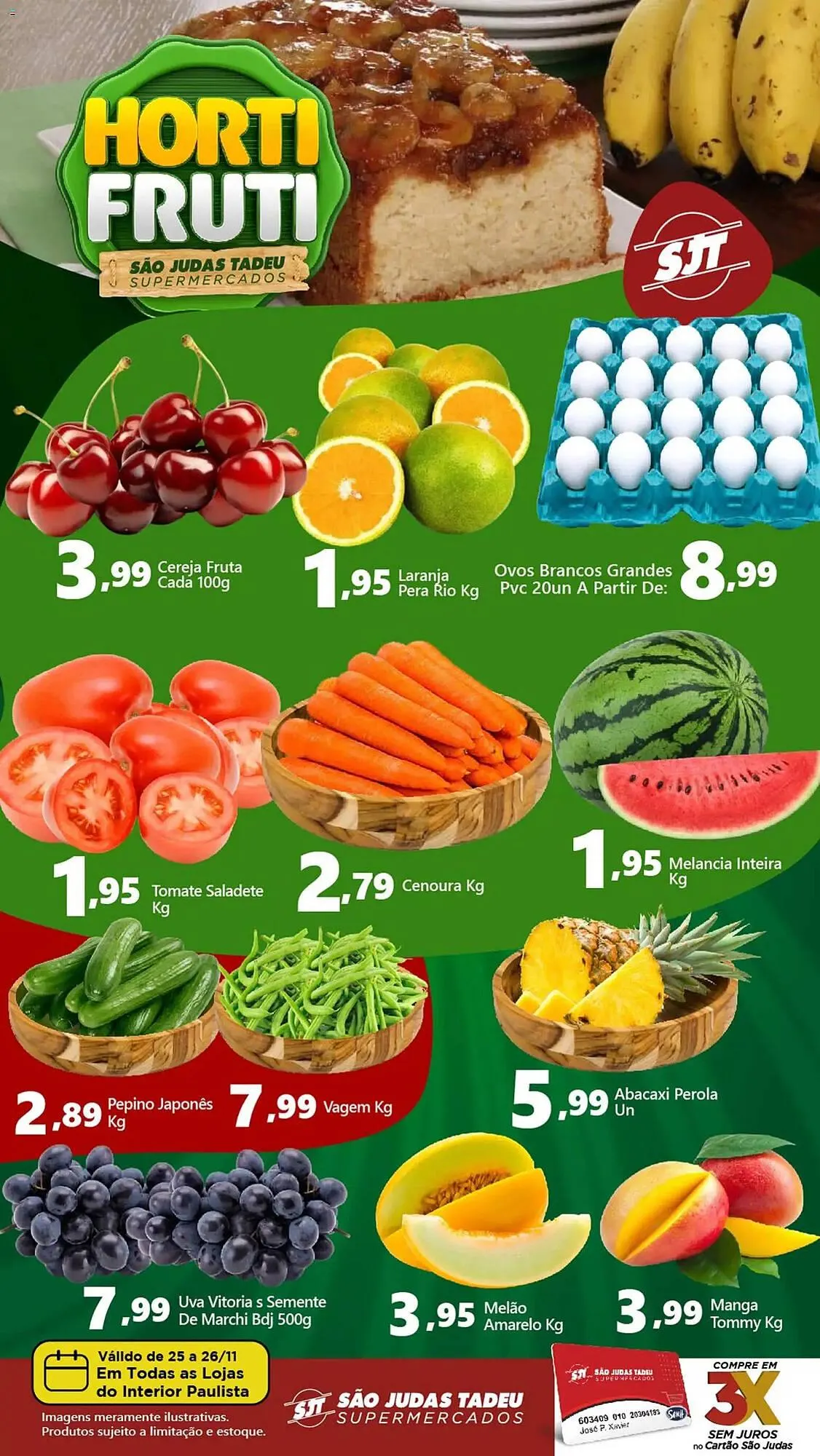 Encarte de Folheto São Judas Tadeu 25 de novembro até 26 de novembro 2025 - Pagina 1