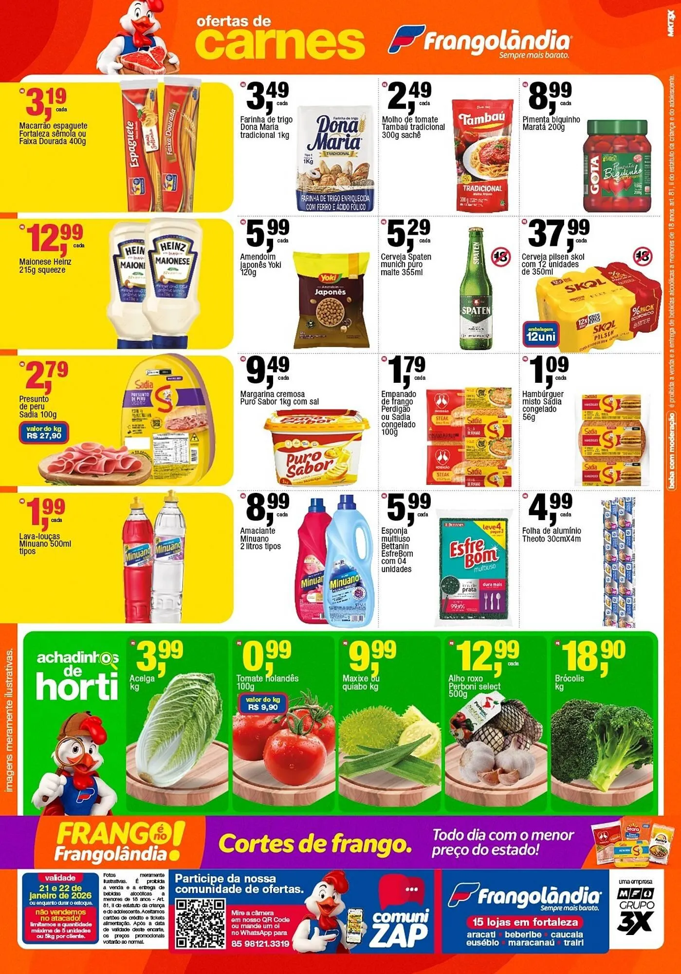 Encarte de Encarte Frangolândia 21 de janeiro até 22 de janeiro 2026 - Pagina 2
