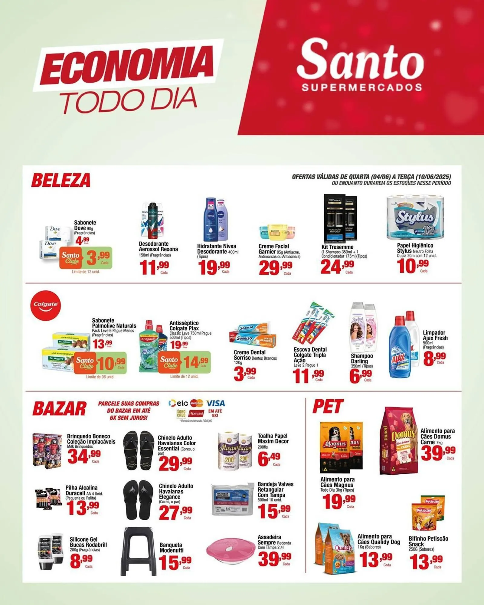 Encarte de Catálogo Santo Supermercados 6 de junho até 8 de junho 2025 - Pagina 7