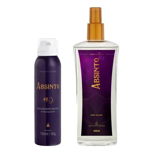 Kit Absinto Body Splash Absinto - 300ml + Desodorante Absinto Aerosol - 150ml