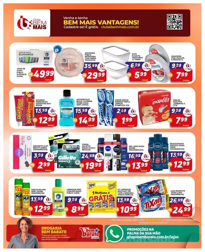 Encarte de Encarte Supermercado Bem Barato 15 de abril até 21 de abril 2025 - Pagina 3