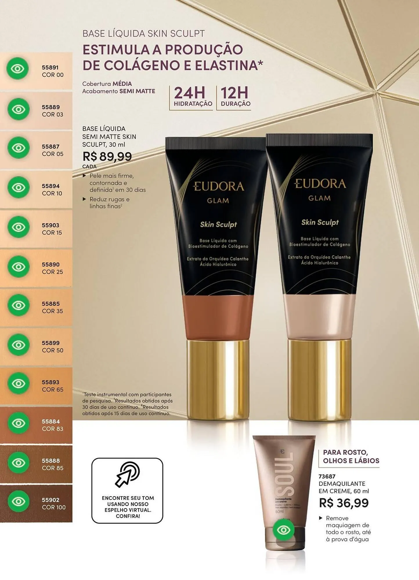 Encarte de Catálogo Eudora 24 de fevereiro até 31 de março 2026 - Pagina 46