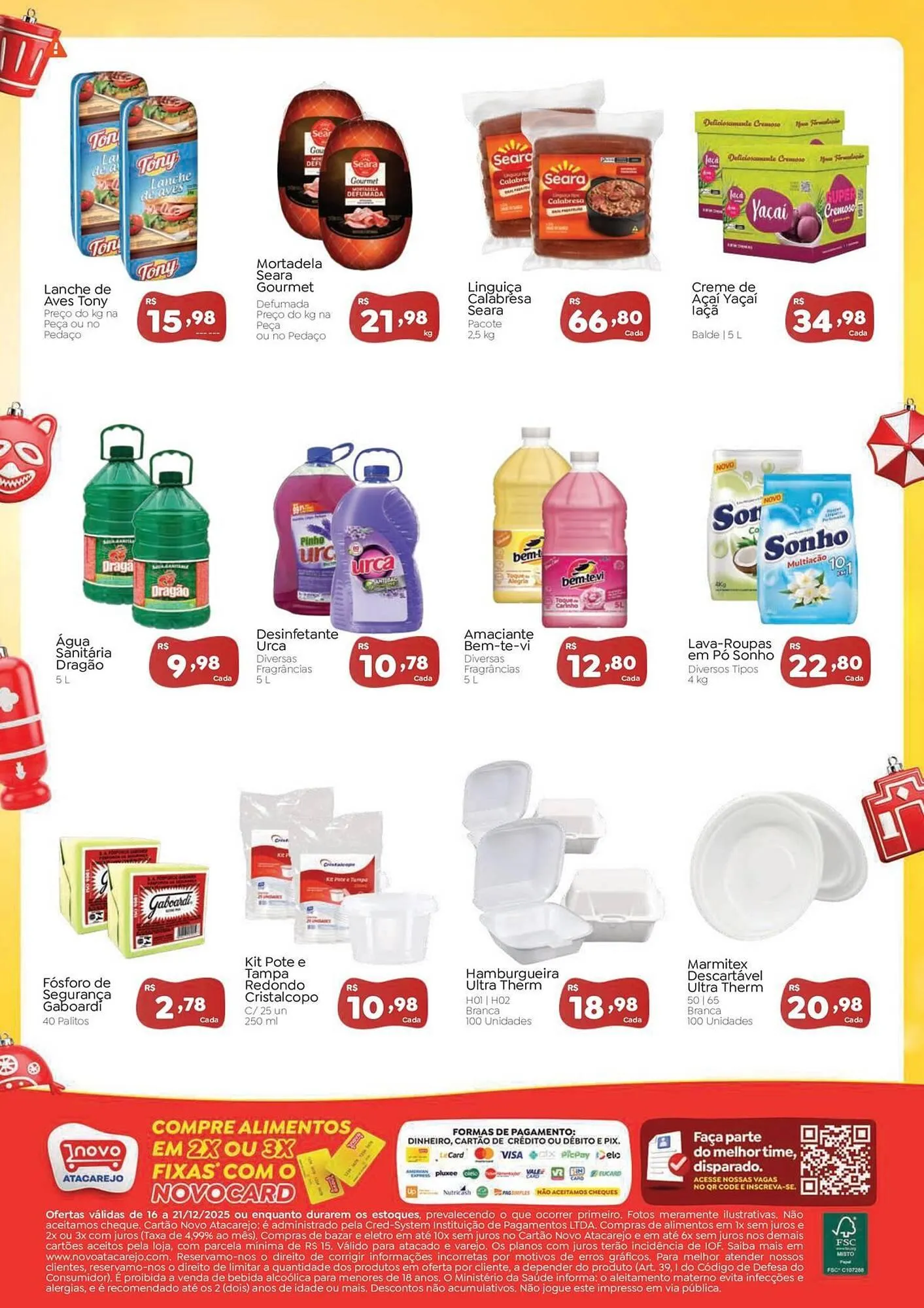 Encarte de Folheto Novo Atacarejo 16 de dezembro até 21 de dezembro 2025 - Pagina 2