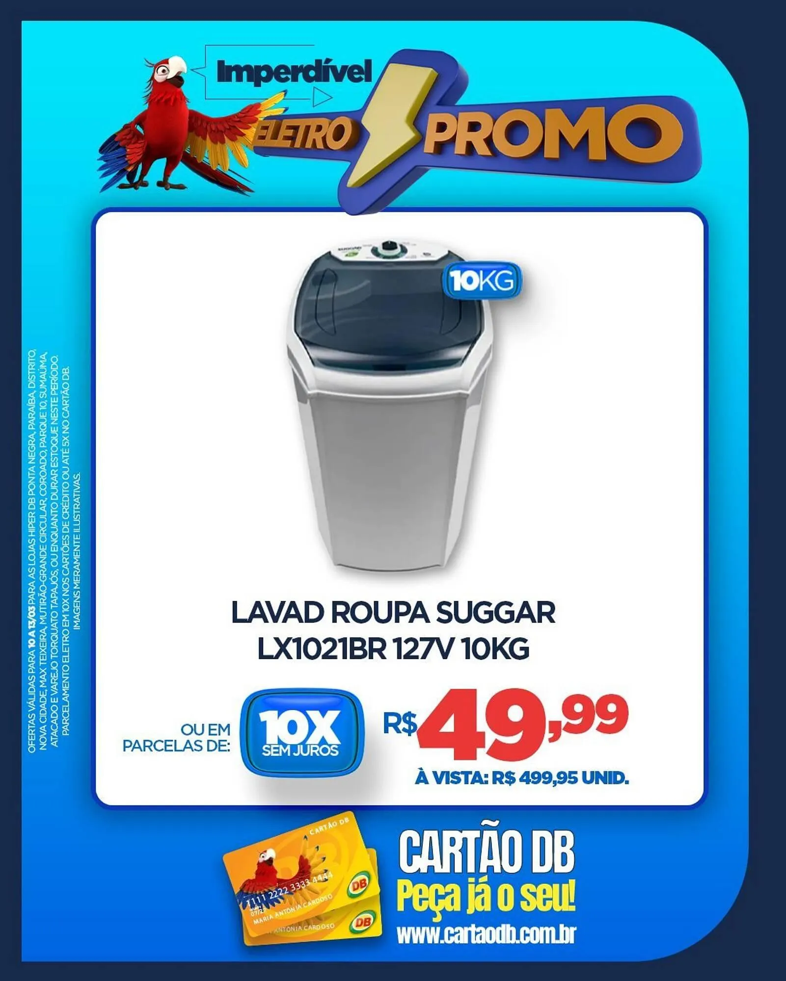 Encarte de Catálogo DB Supermercados 10 de março até 13 de março 2025 - Pagina 1