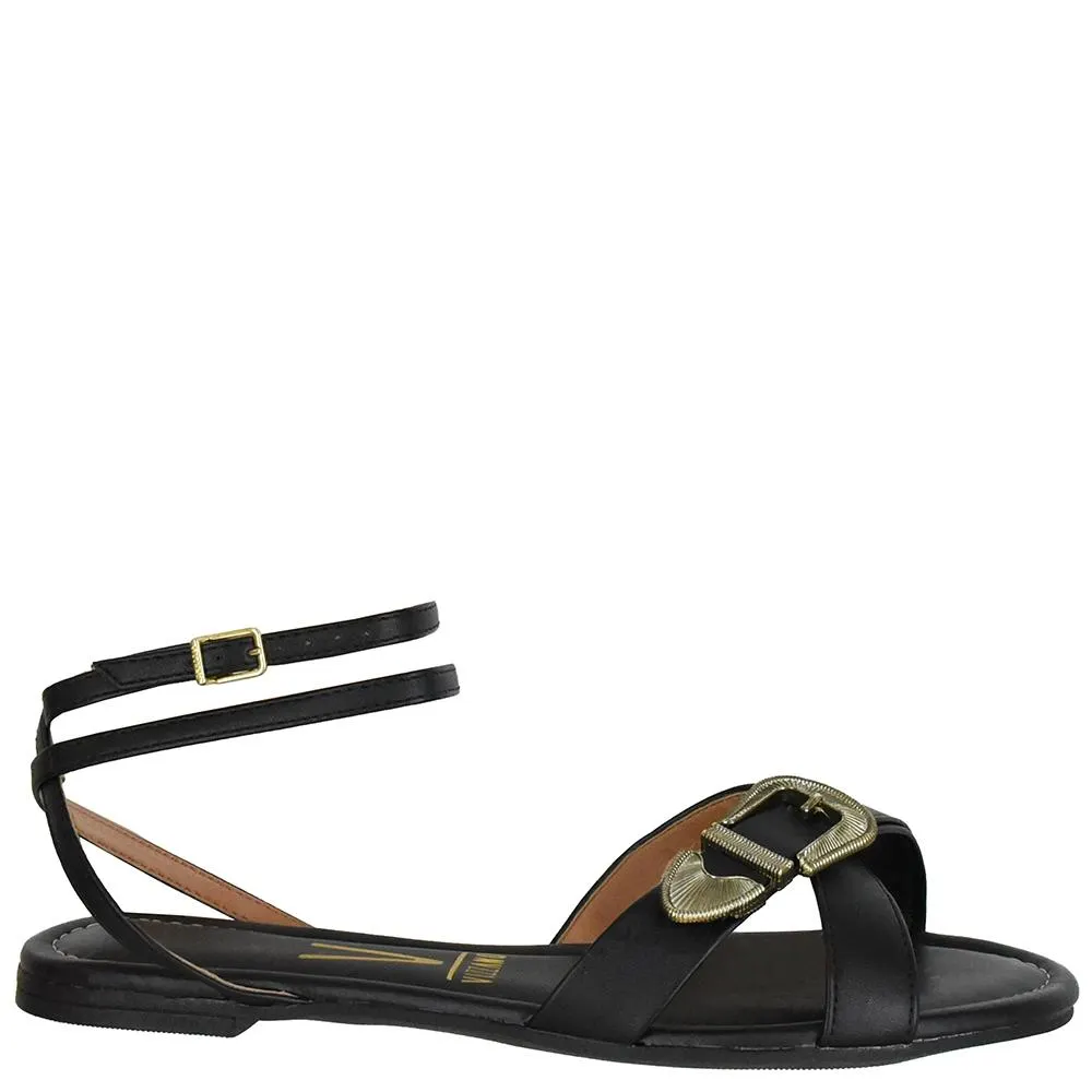 SANDALIA BAIXA FIVELA VIZZANO