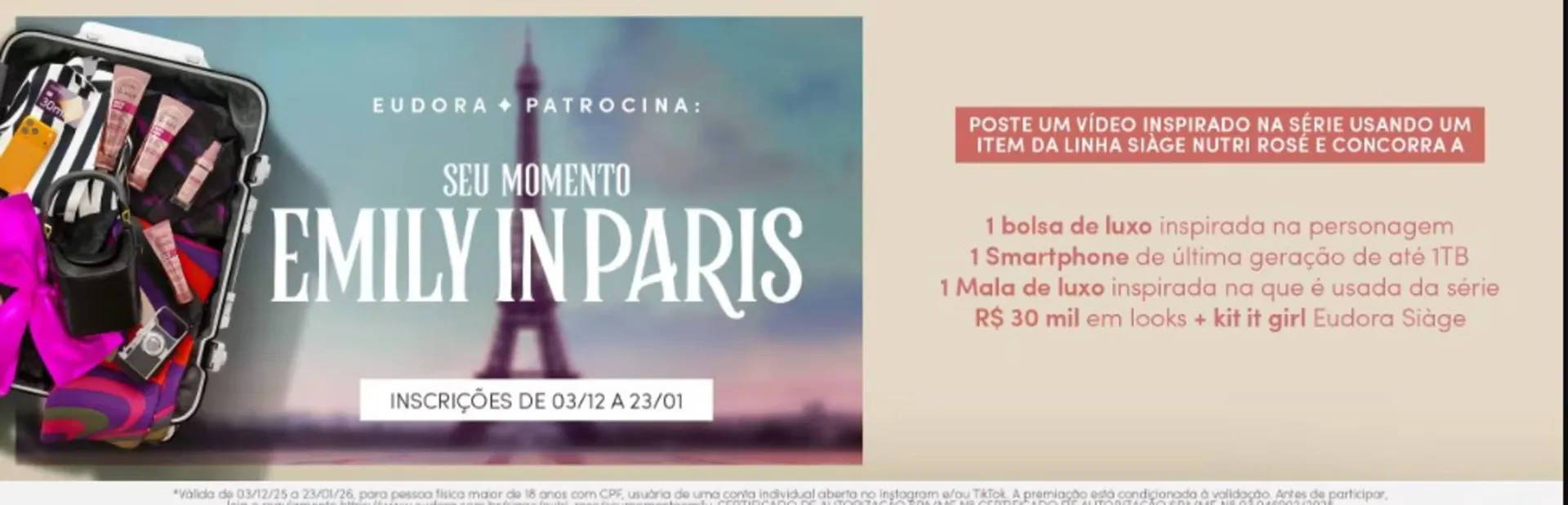 Encarte de Catálogo Eudora 29 de dezembro até 9 de janeiro 2026 - Pagina 7