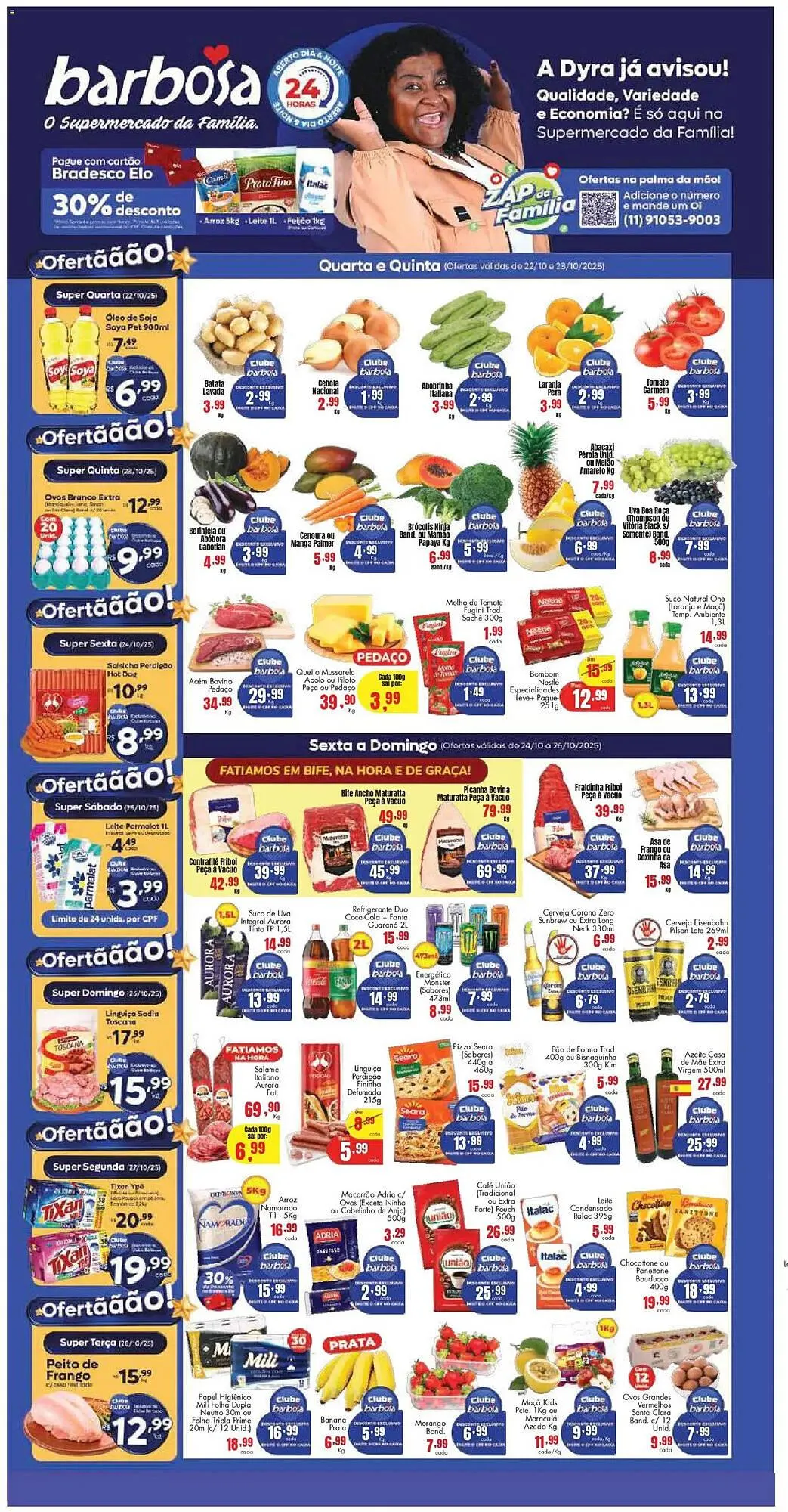 Tabloide Barbosa Supermercados - 1