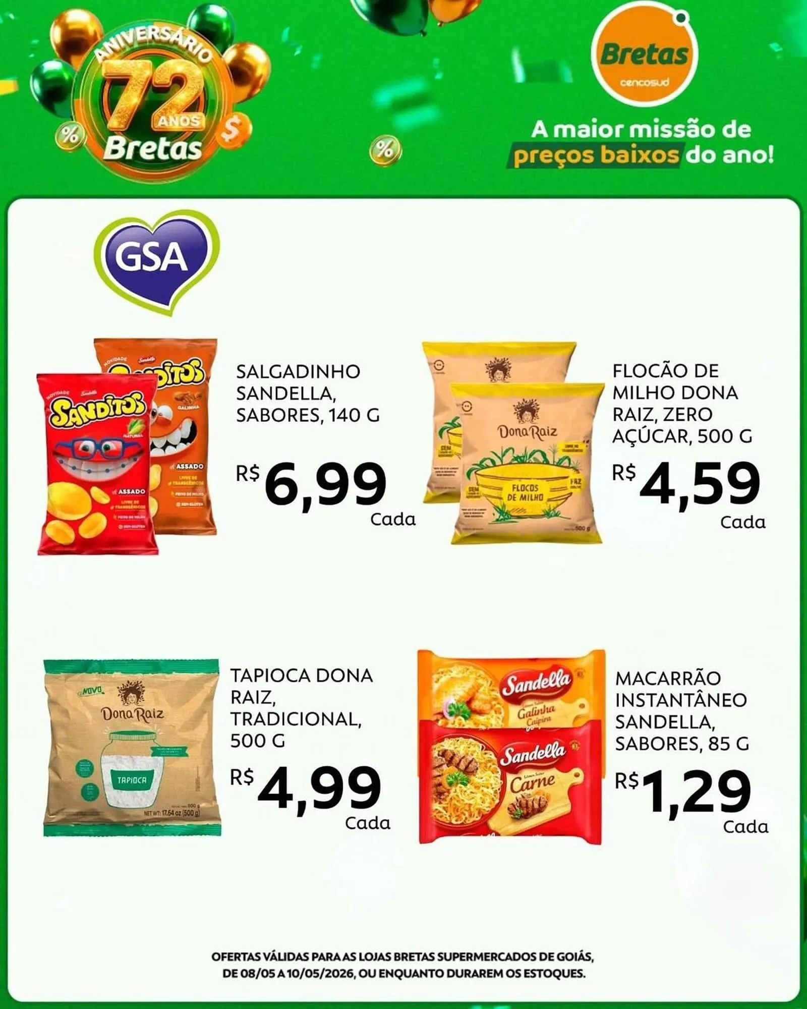 Encarte de Catálogo Supermercados Bretas 8 de maio até 10 de maio 2026 - Pagina 8