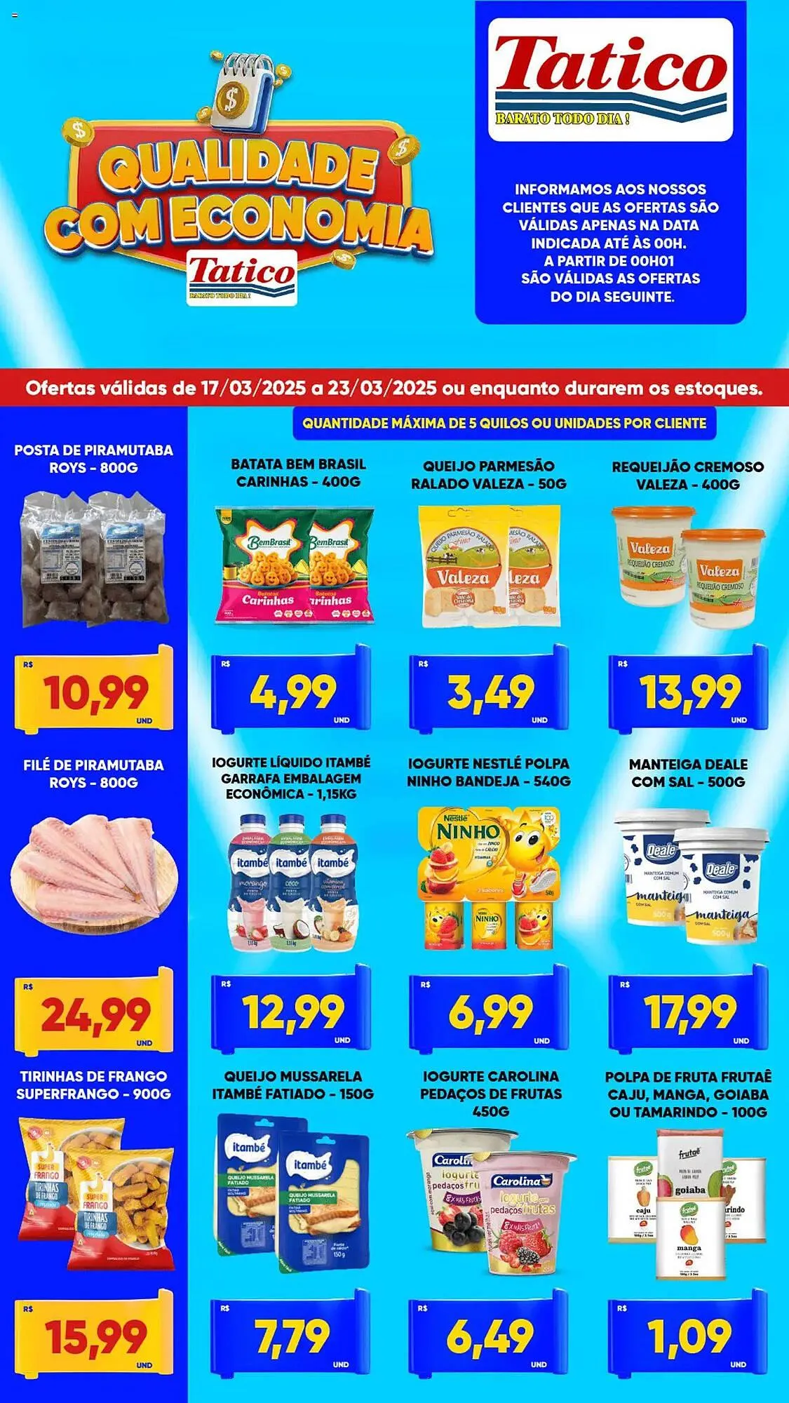 Encarte de Catálogo Tatico 17 de março até 23 de março 2025 - Pagina 1