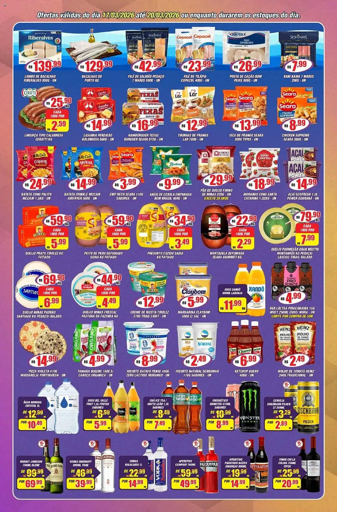 Encarte de Catálogo Violeta Supermercados 17 de março até 19 de março 2026 - Pagina 2