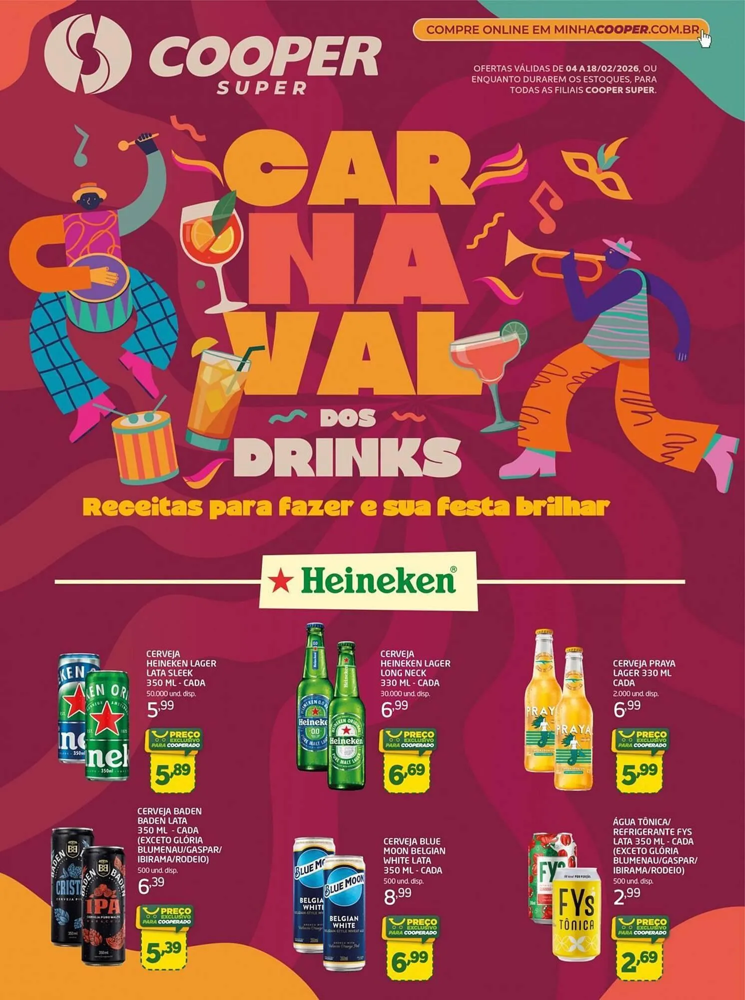 Encarte de Tabloide Cooper 4 de fevereiro até 18 de fevereiro 2026 - Pagina 1