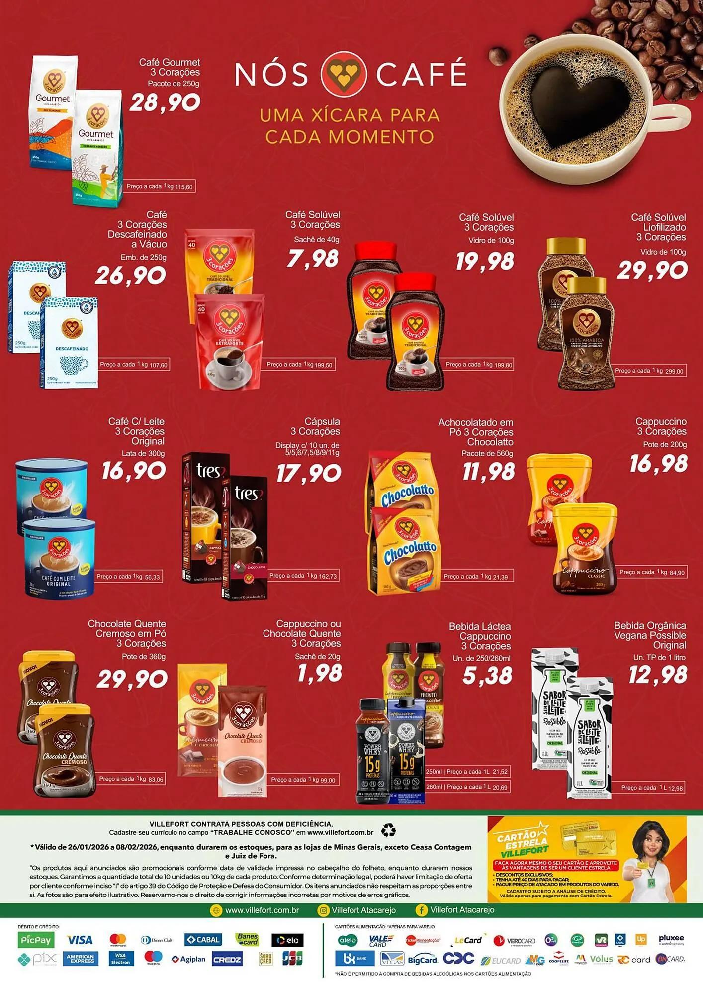 Encarte de Catálogo Villefort Atacadista 26 de janeiro até 8 de fevereiro 2026 - Pagina 2