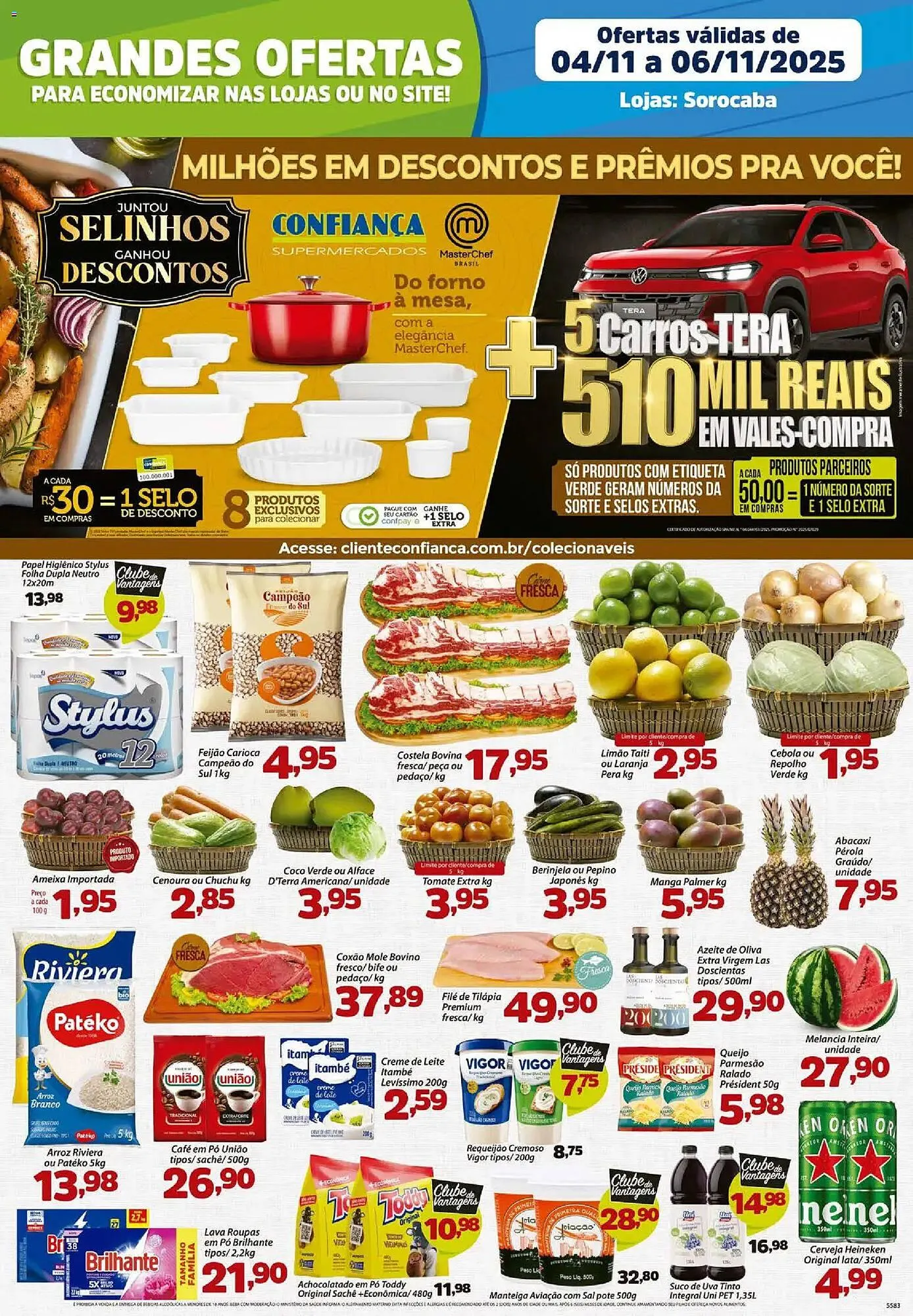 Encarte de Catálogo Confiança Supermercados 4 de novembro até 6 de novembro 2025 - Pagina 1