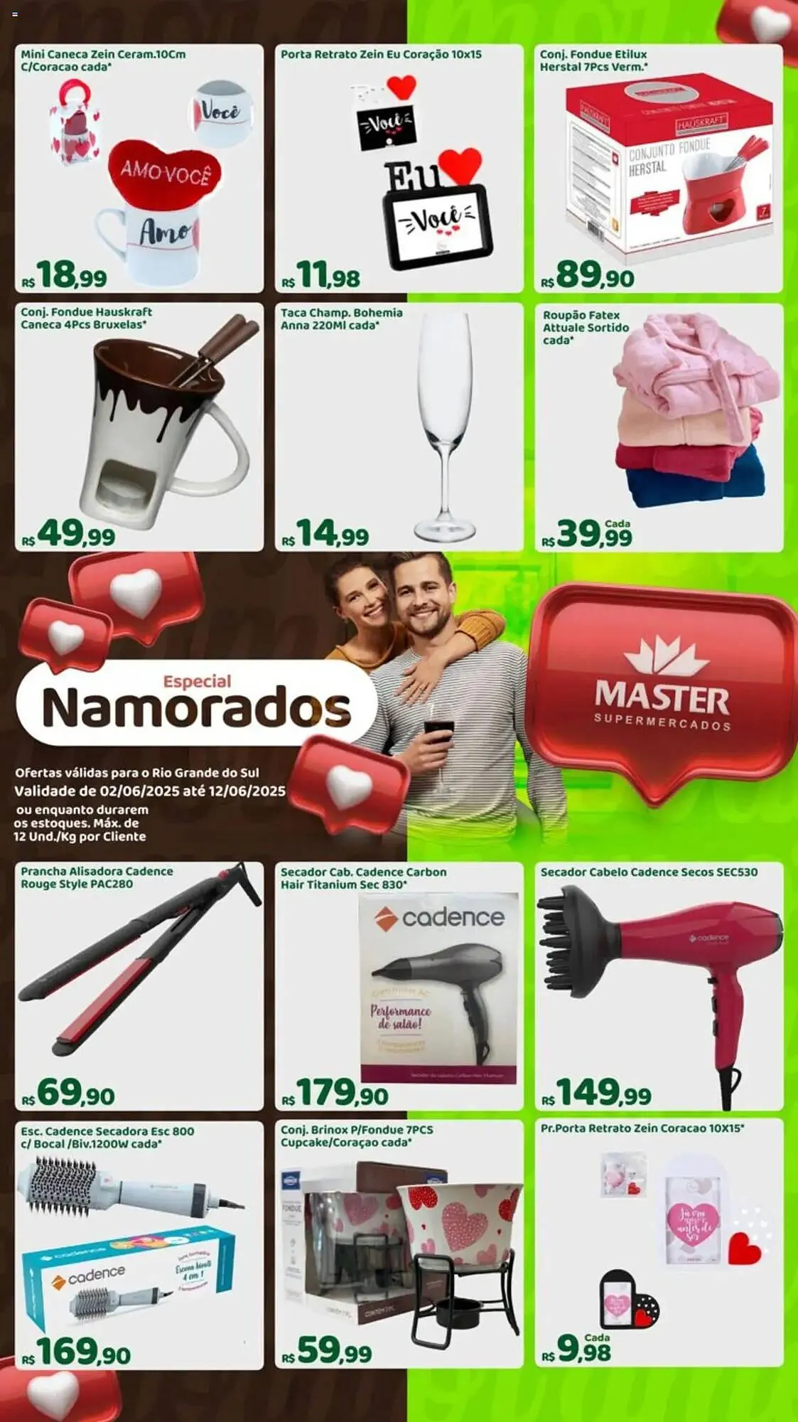 Encarte de Catálogo Master Supermercados 2 de junho até 12 de junho 2025 - Pagina 1