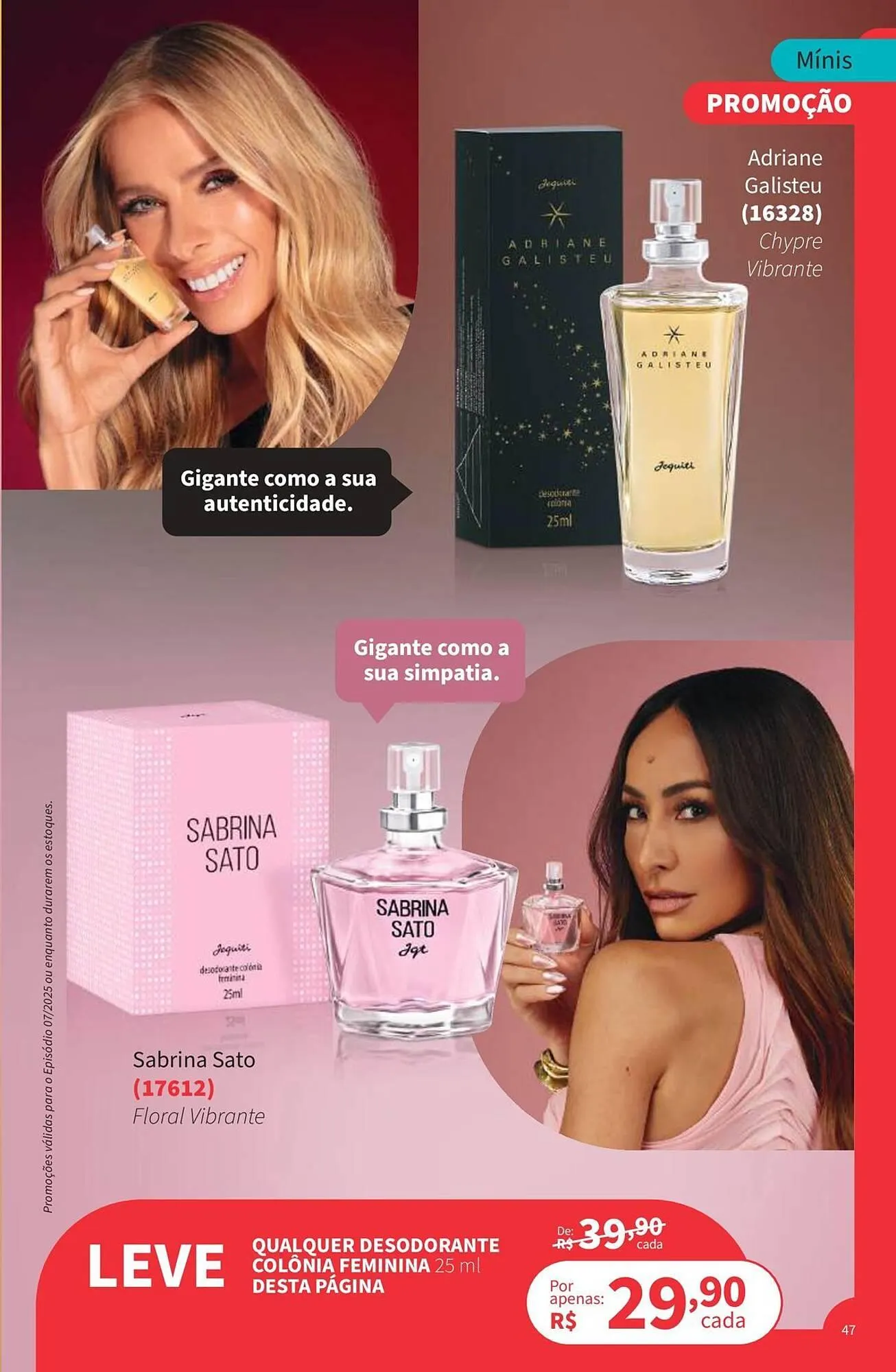 Encarte de Catálogo Jequiti 12 de maio até 31 de maio 2025 - Pagina 47