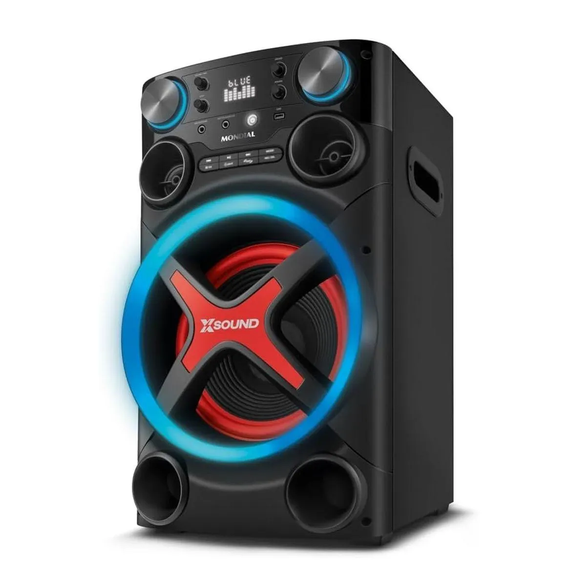 Caixa de Som Torre Mondial TM-1200 1200W Preta