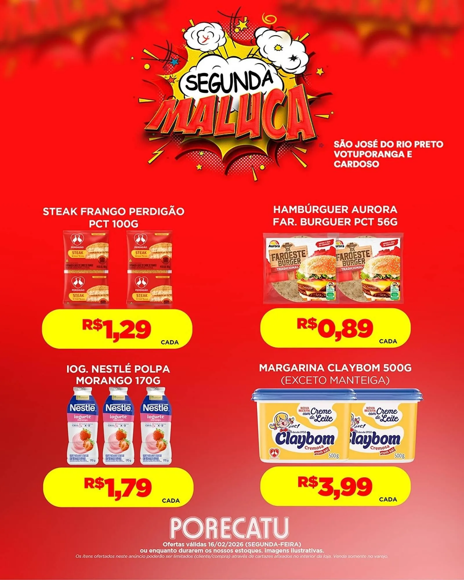 Encarte de Catálogo Supermercado Porecatu 16 de fevereiro até 16 de fevereiro 2026 - Pagina 5