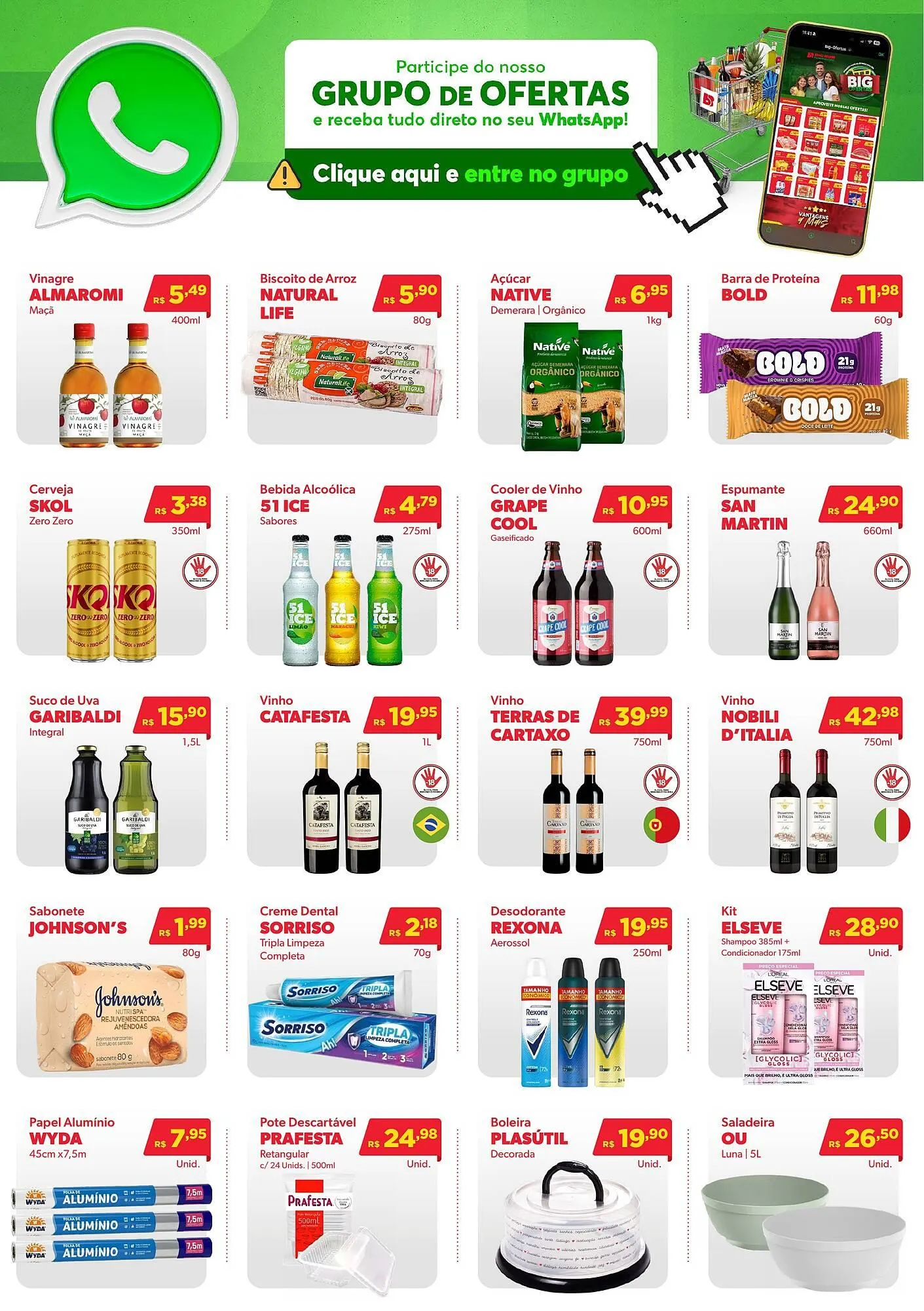 Encarte de Catálogo Big Bom Supermercados 17 de abril até 19 de abril 2026 - Pagina 4