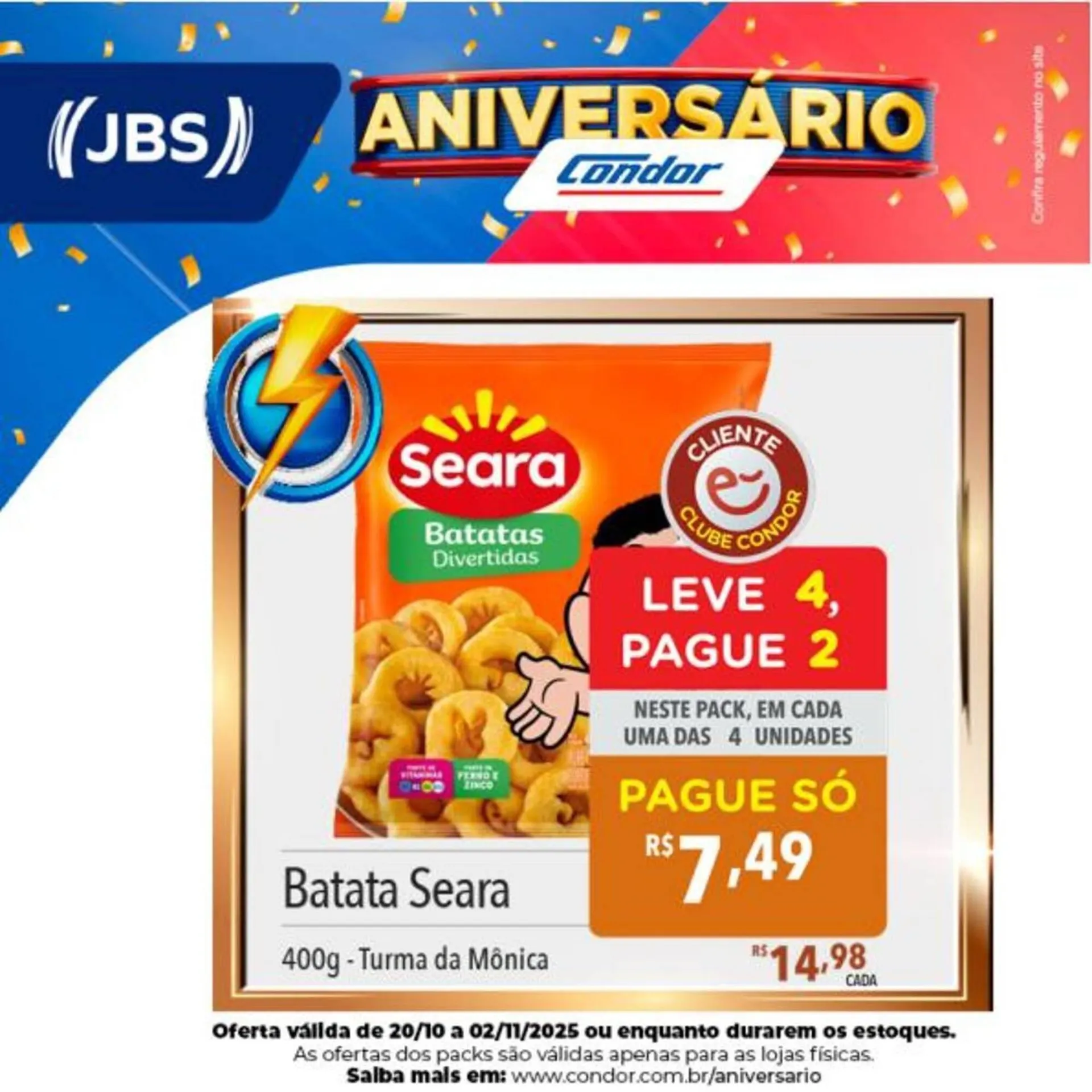 Encarte de Catálogo Supermercados Condor 28 de outubro até 31 de outubro 2025 - Pagina 20