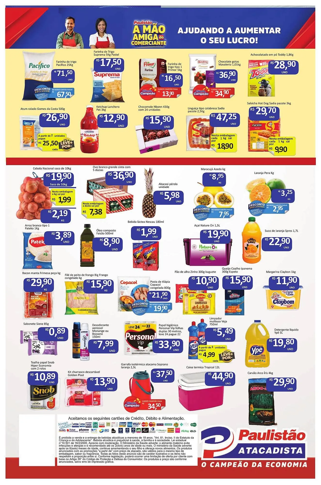 Encarte de Catálogo Paulistão Supermercados 16 de fevereiro até 17 de fevereiro 2026 - Pagina 2