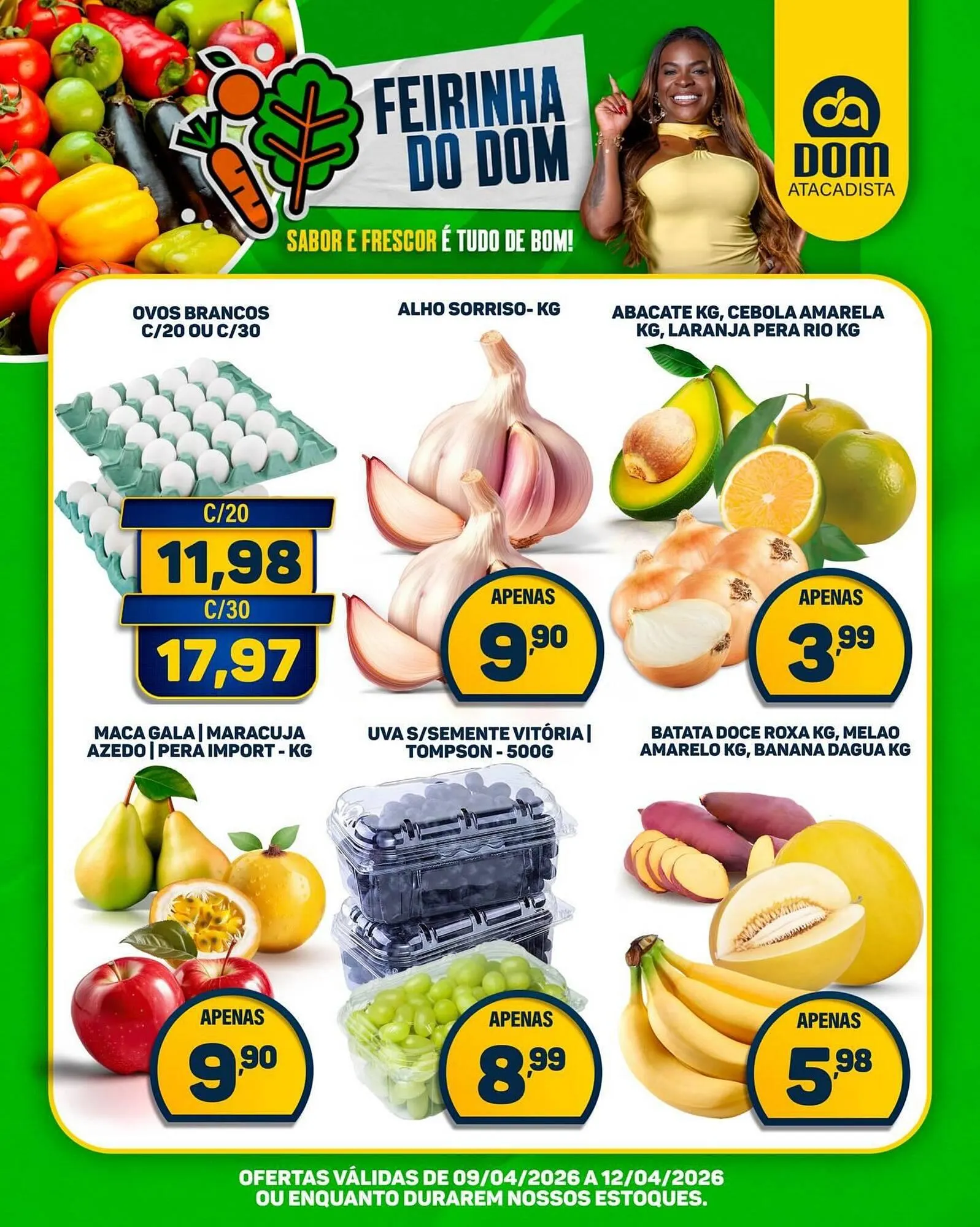Encarte de Encarte Dom Atacadista 9 de abril até 12 de abril 2026 - Pagina 1