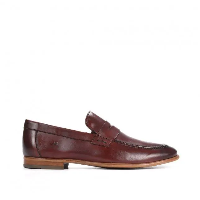 Loafer Masculino Couro Vinho