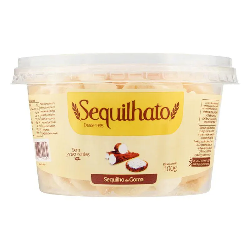 Biscoito Sequilho de Goma Sequilhato Pote 100g