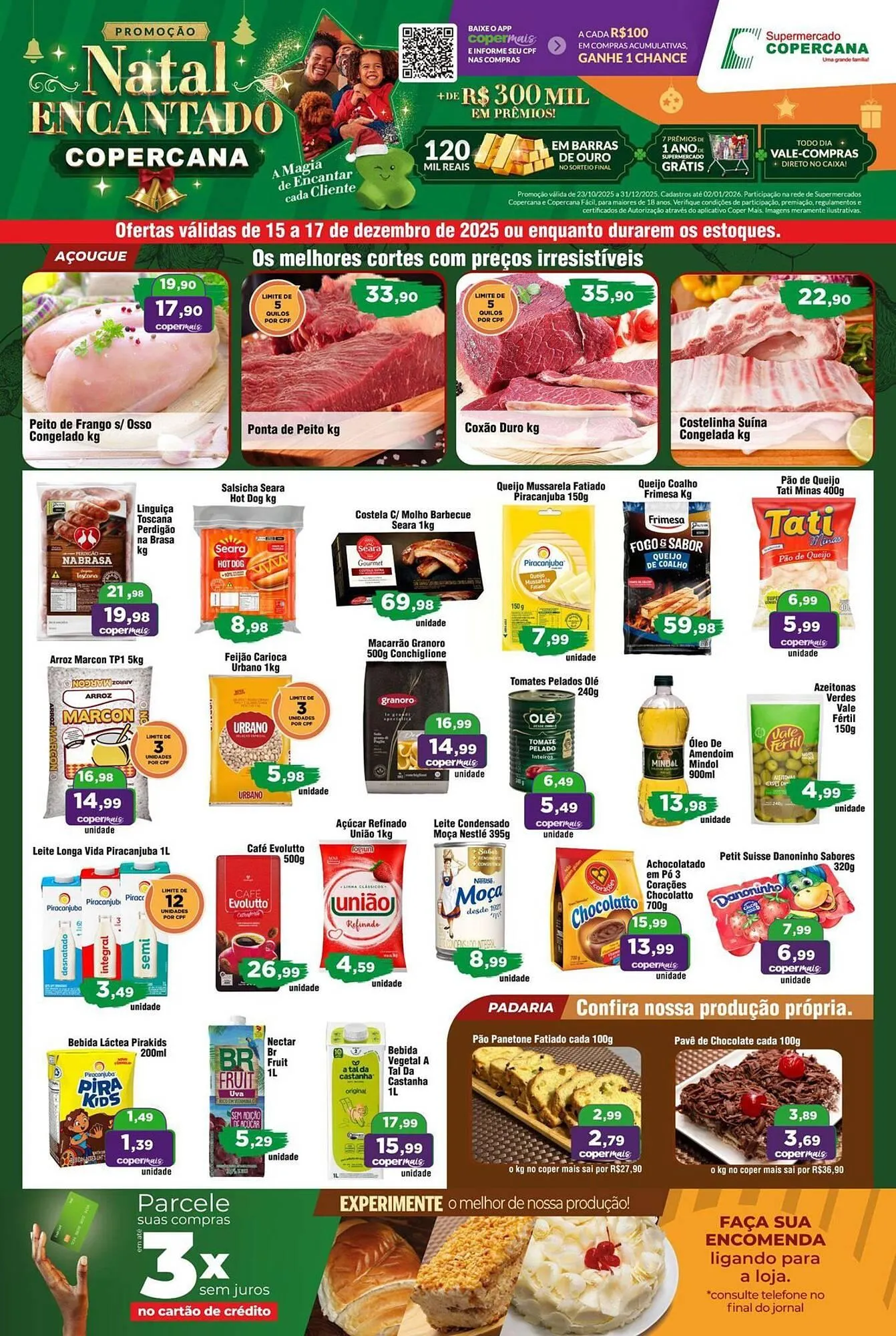 Encarte de Tabloide Copercana 15 de dezembro até 17 de dezembro 2025 - Pagina 1