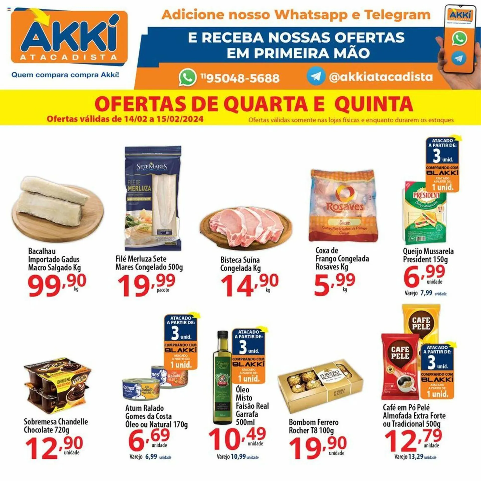 Encarte de Catálogo Akki Atacadista 14 de fevereiro até 15 de fevereiro 2024 - Pagina 1
