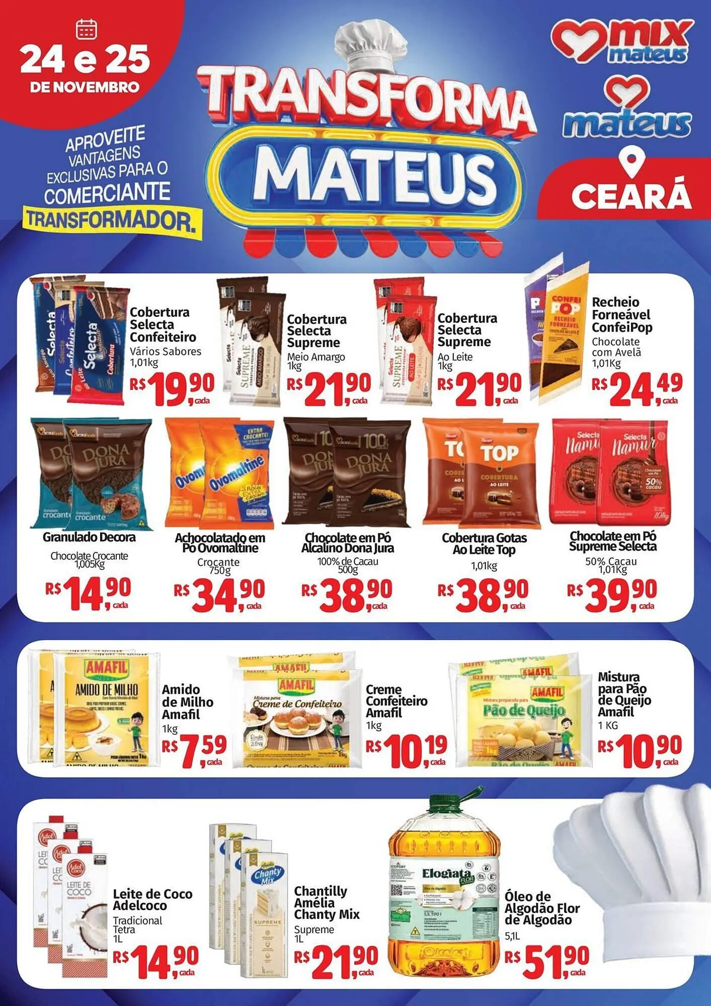 Encarte de Catálogo Supermercados Mateus 24 de novembro até 25 de novembro 2025 - Pagina 1