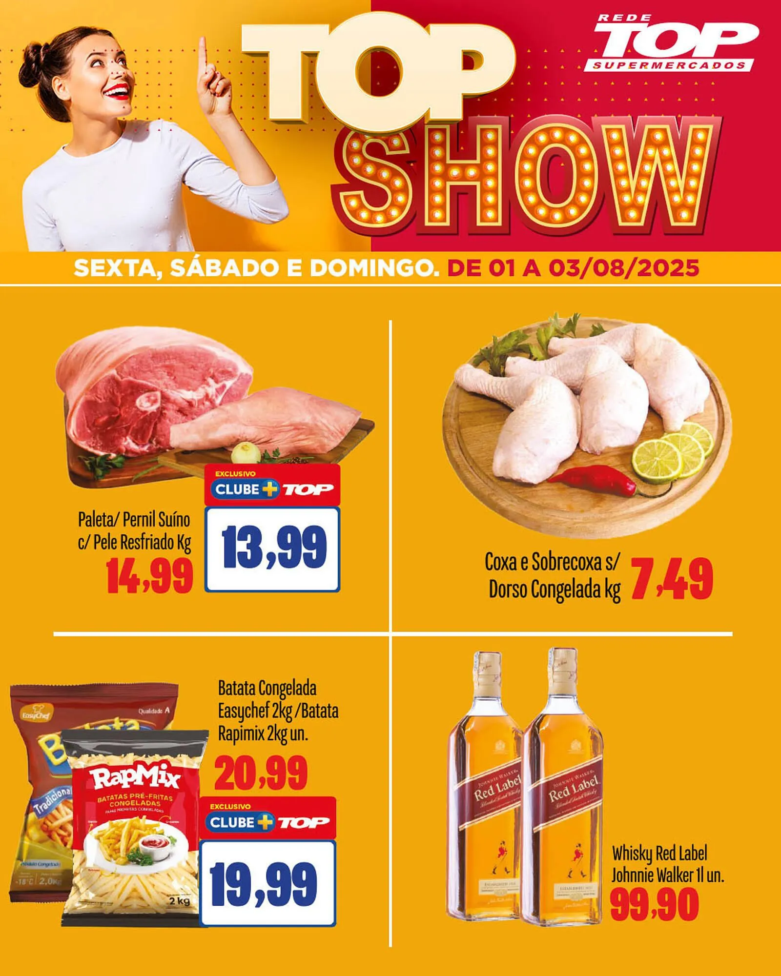 Encarte de Catálogo Rede Top 1 de agosto até 3 de agosto 2025 - Pagina 2