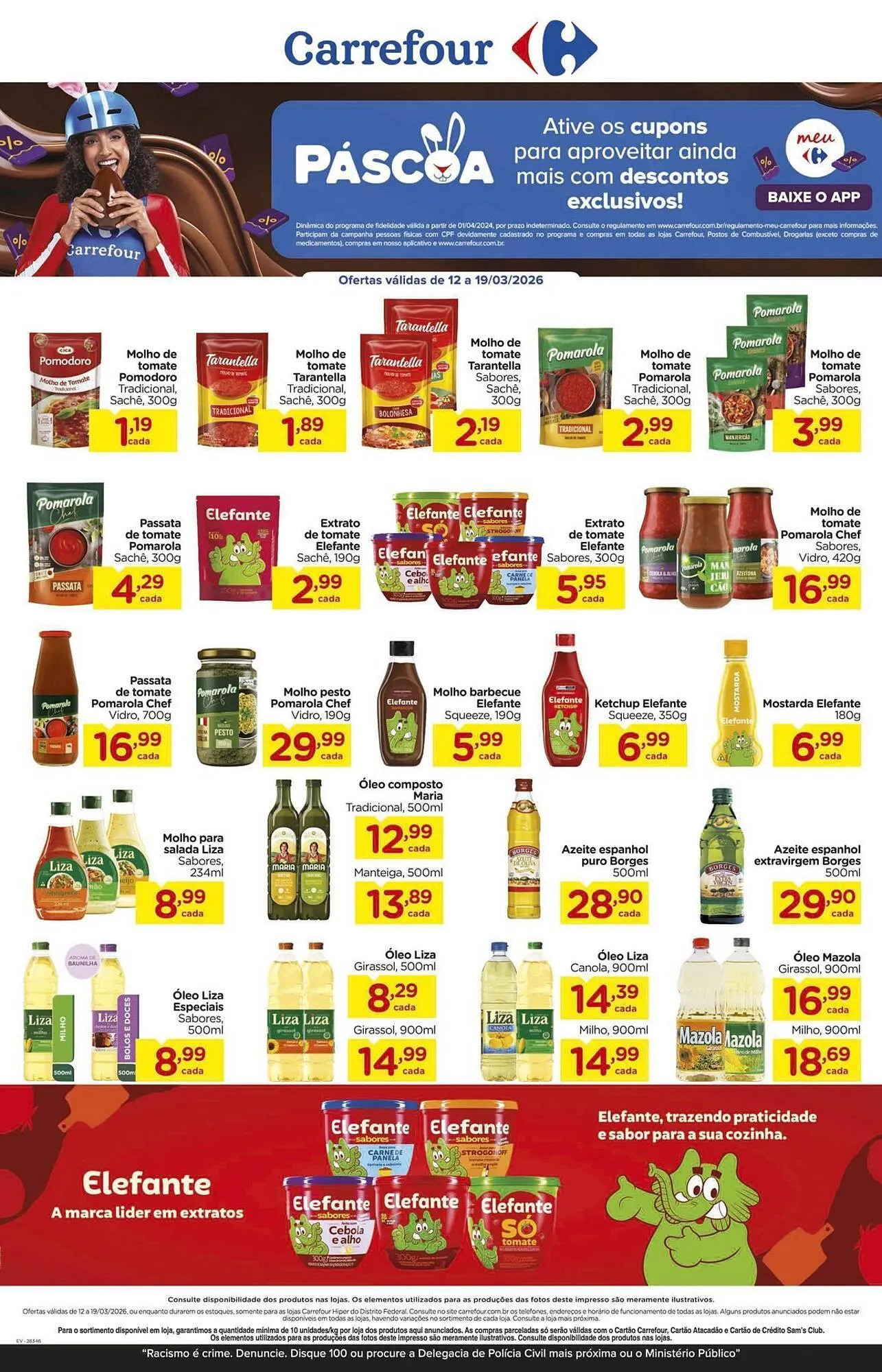 Encarte de Folheto Carrefour 12 de março até 19 de março 2026 - Pagina 1