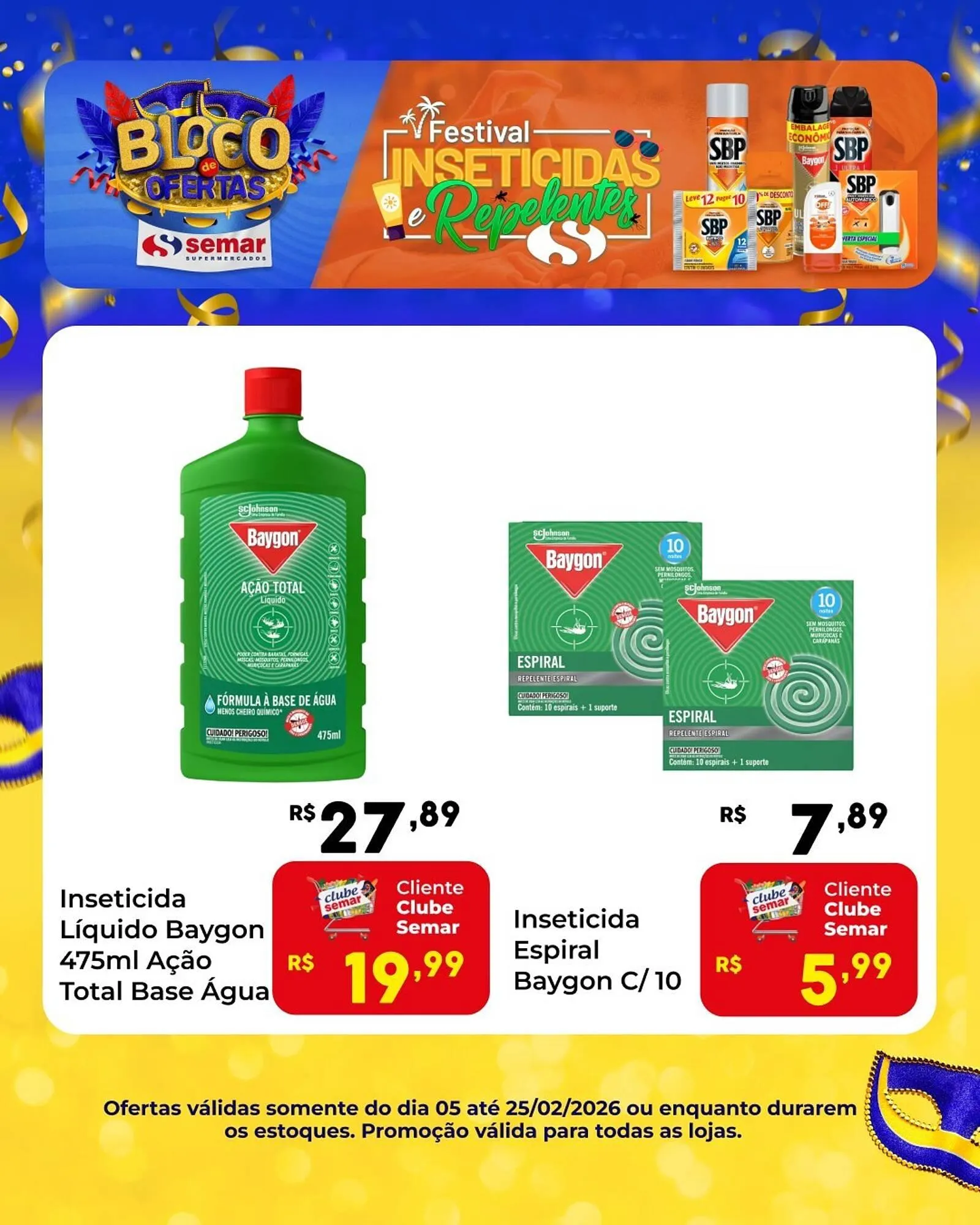 Encarte de Folheto Semar Supermercado 5 de fevereiro até 25 de fevereiro 2026 - Pagina 3