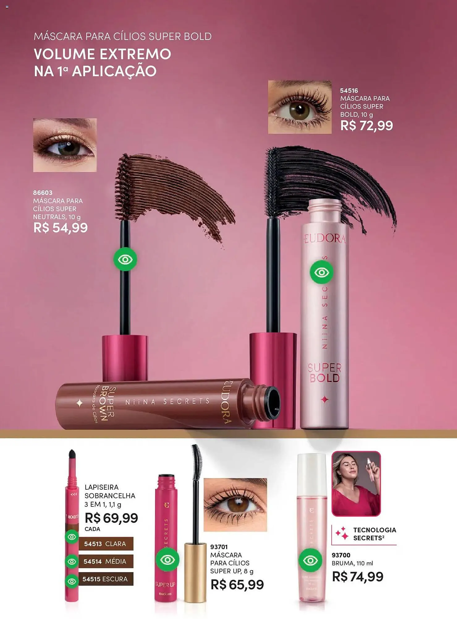 Encarte de Catálogo Eudora 19 de fevereiro até 19 de março 2026 - Pagina 70