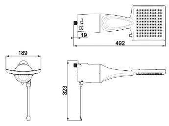 Chuveiro Loren Shower Ultra Eletrônica 220V 7500W Lorenzetti