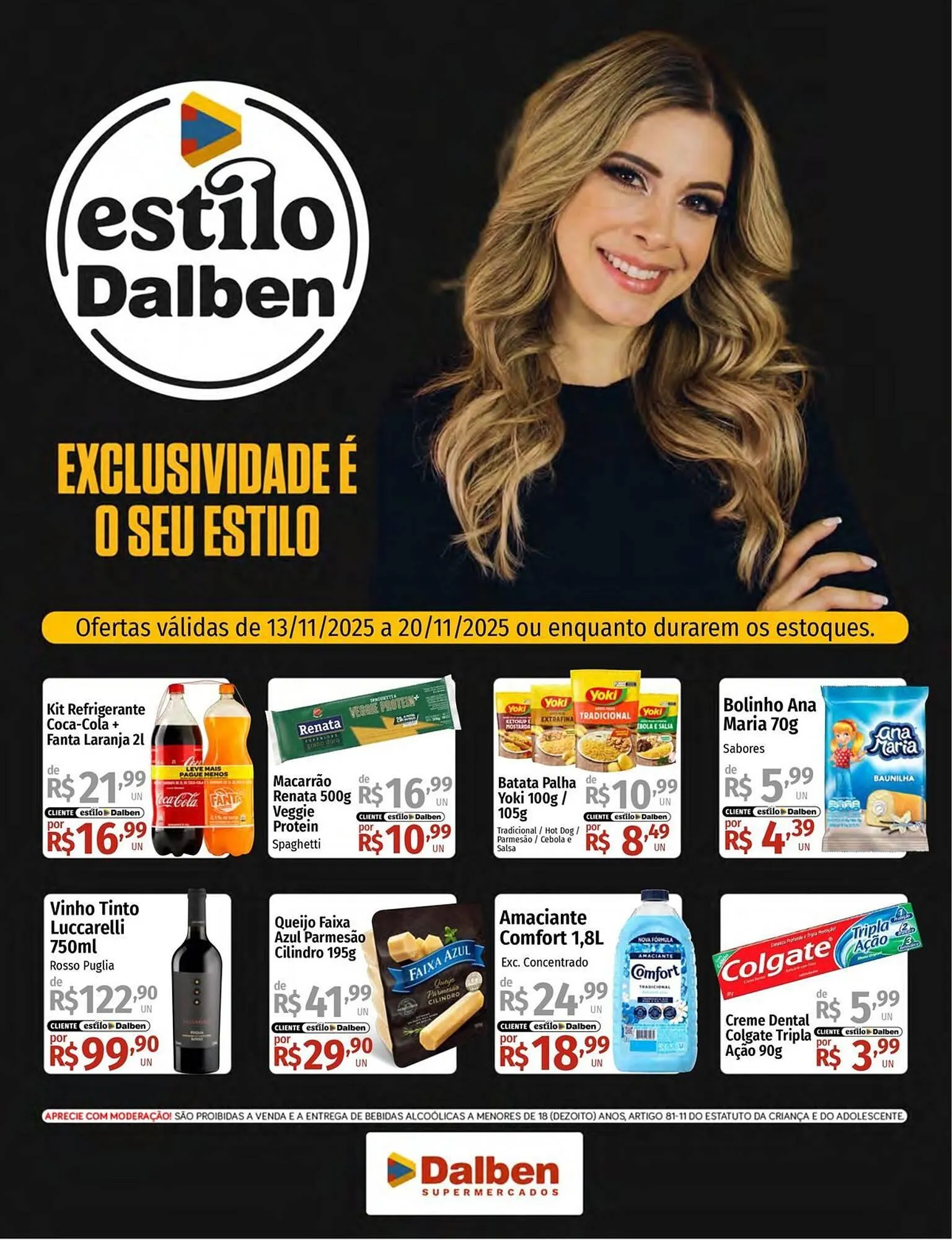Encarte de Catálogo Supermercado Dalben 13 de novembro até 20 de novembro 2025 - Pagina 1