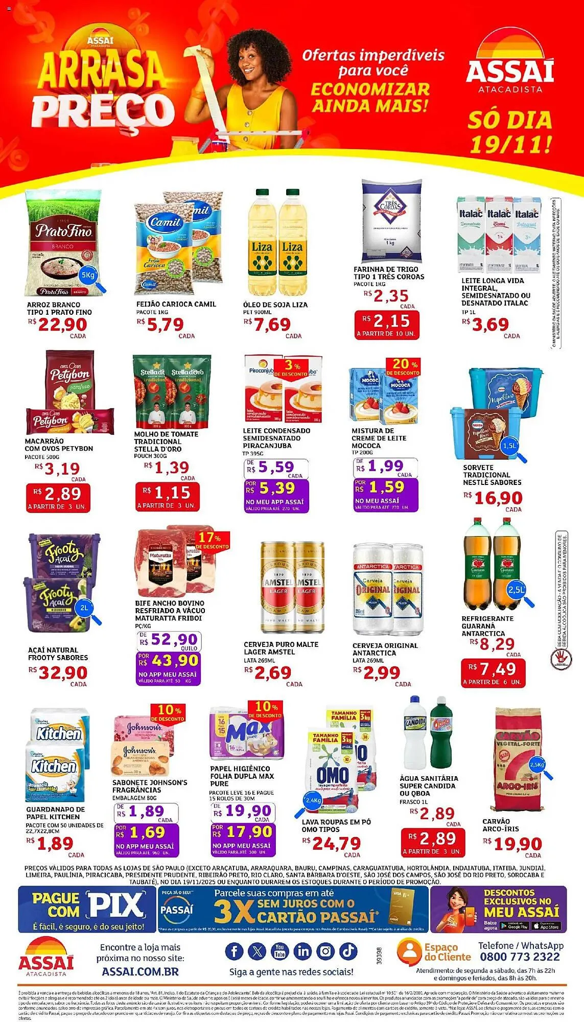 Encarte de Encarte Assaí Atacadista 19 de novembro até 19 de novembro 2025 - Pagina 1