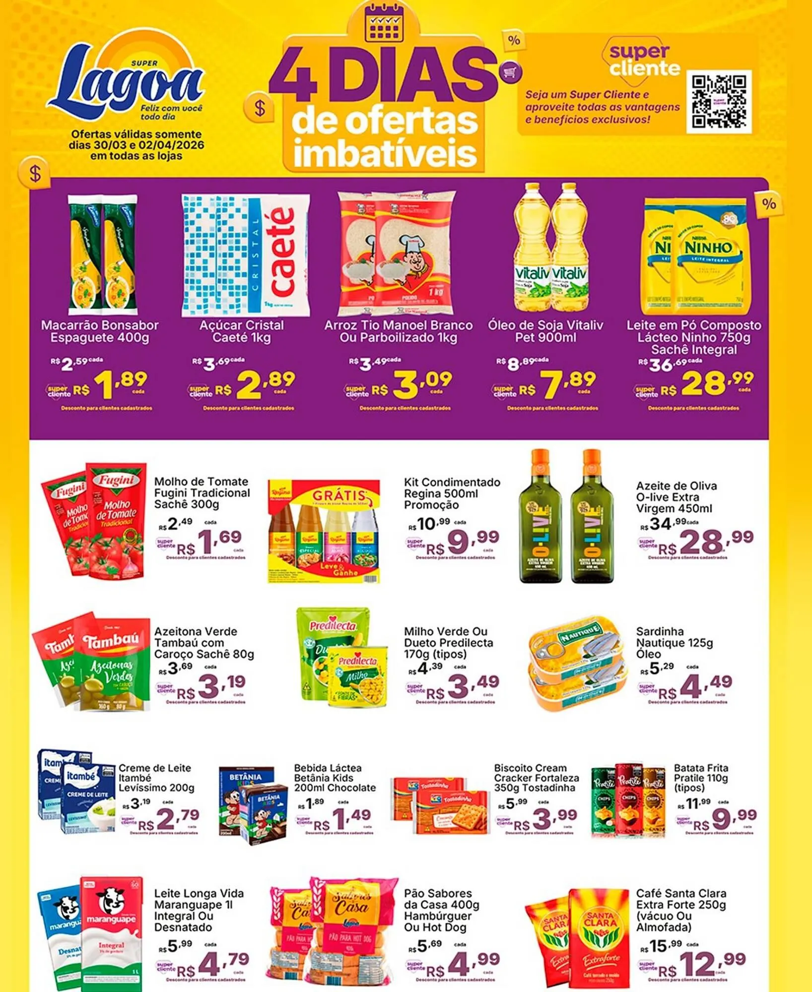 Encarte de Encarte Super Lagoa 30 de março até 2 de abril 2026 - Pagina 1