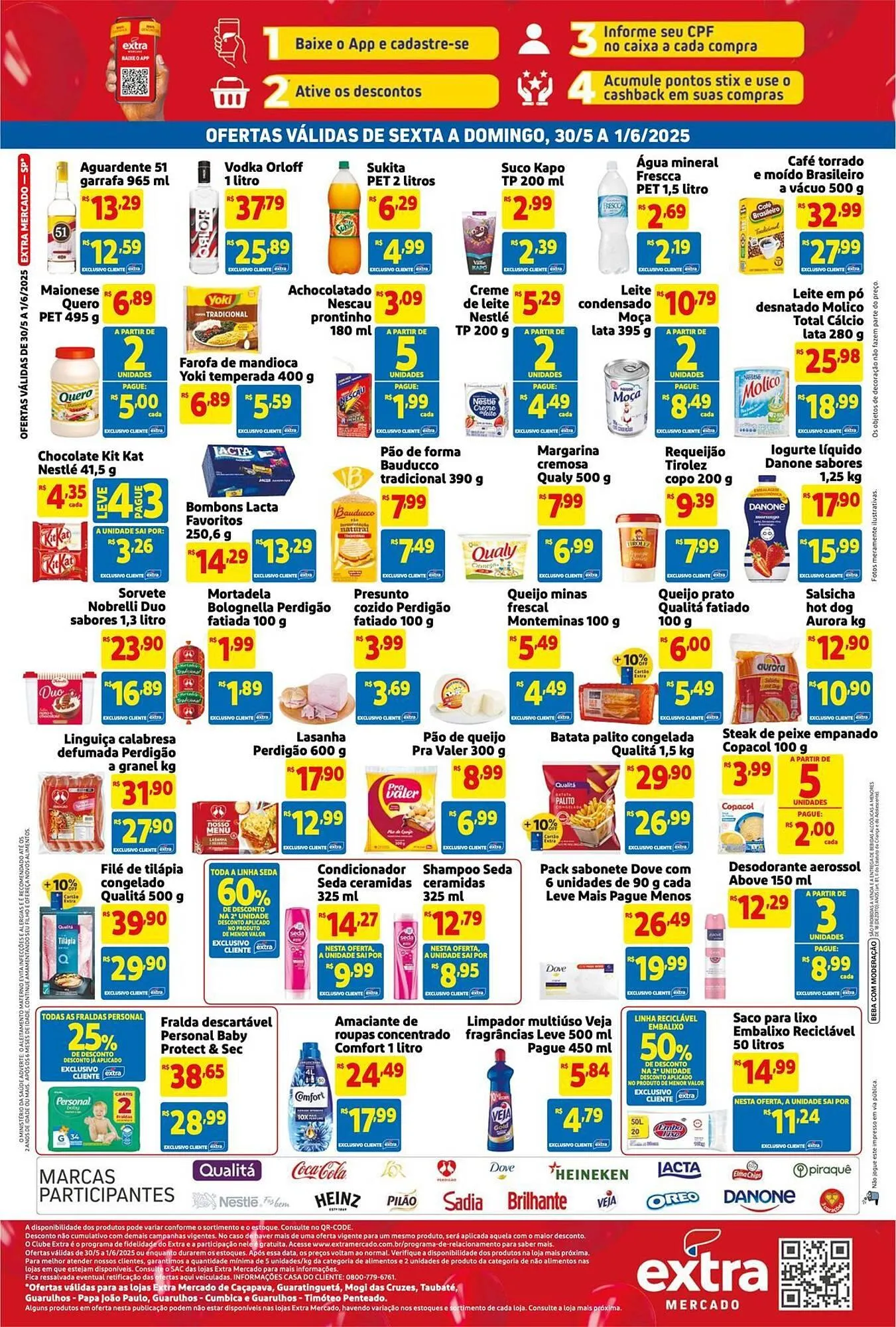 Encarte de Catálogo Mercado Extra 30 de maio até 1 de junho 2025 - Pagina 2