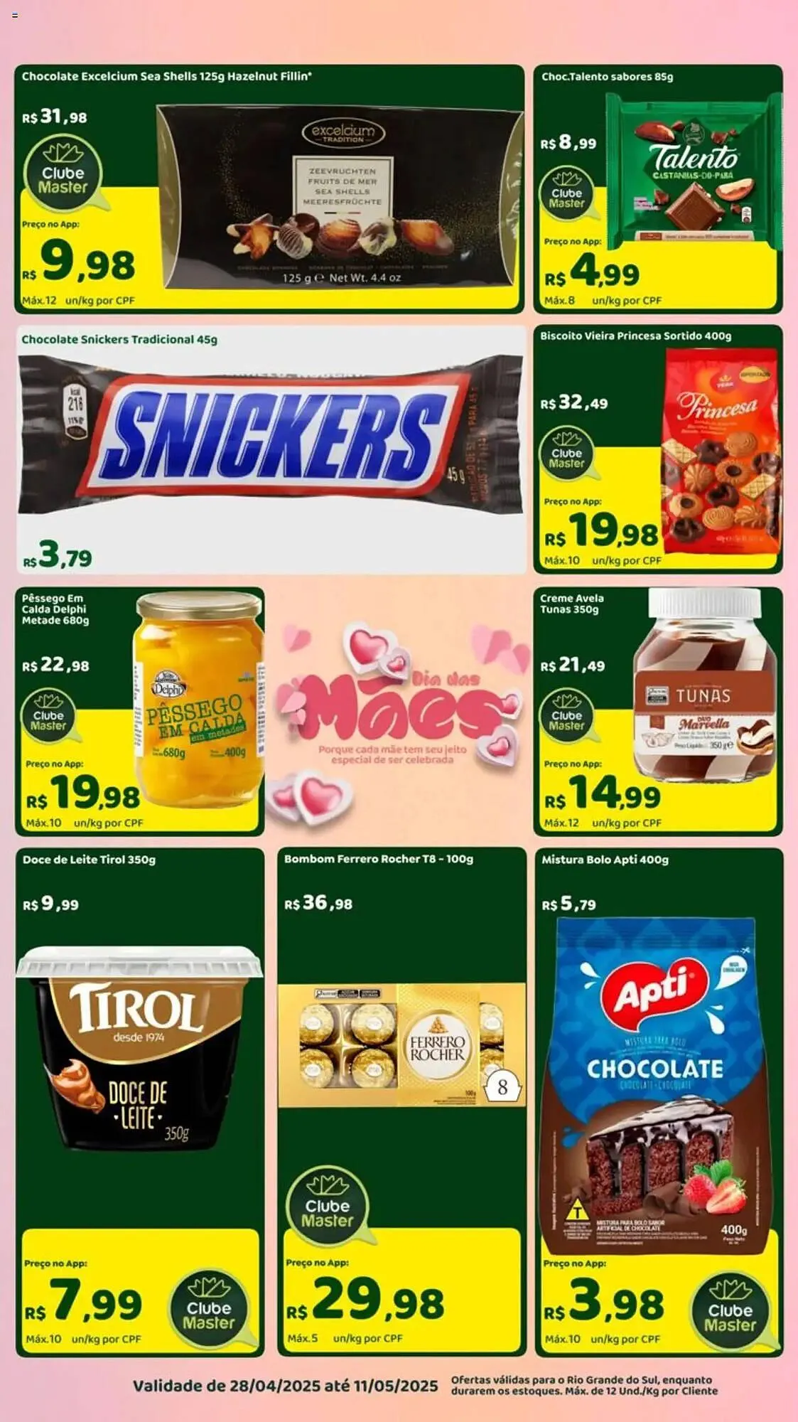 Encarte de Catálogo Master Supermercados 28 de abril até 11 de maio 2025 - Pagina 2