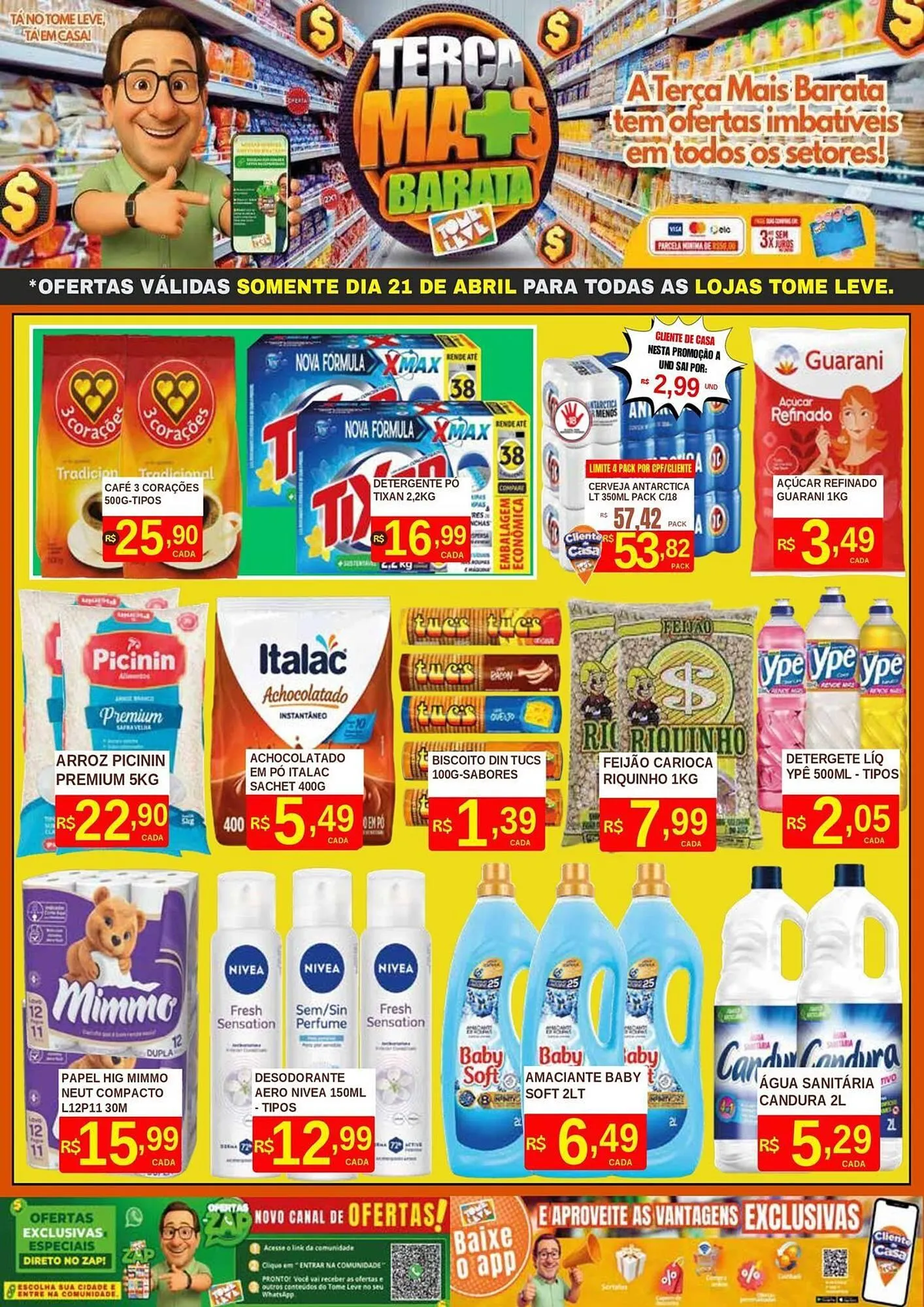 Encarte de Catálogo Tome Leve 21 de abril até 22 de abril 2026 - Pagina 3