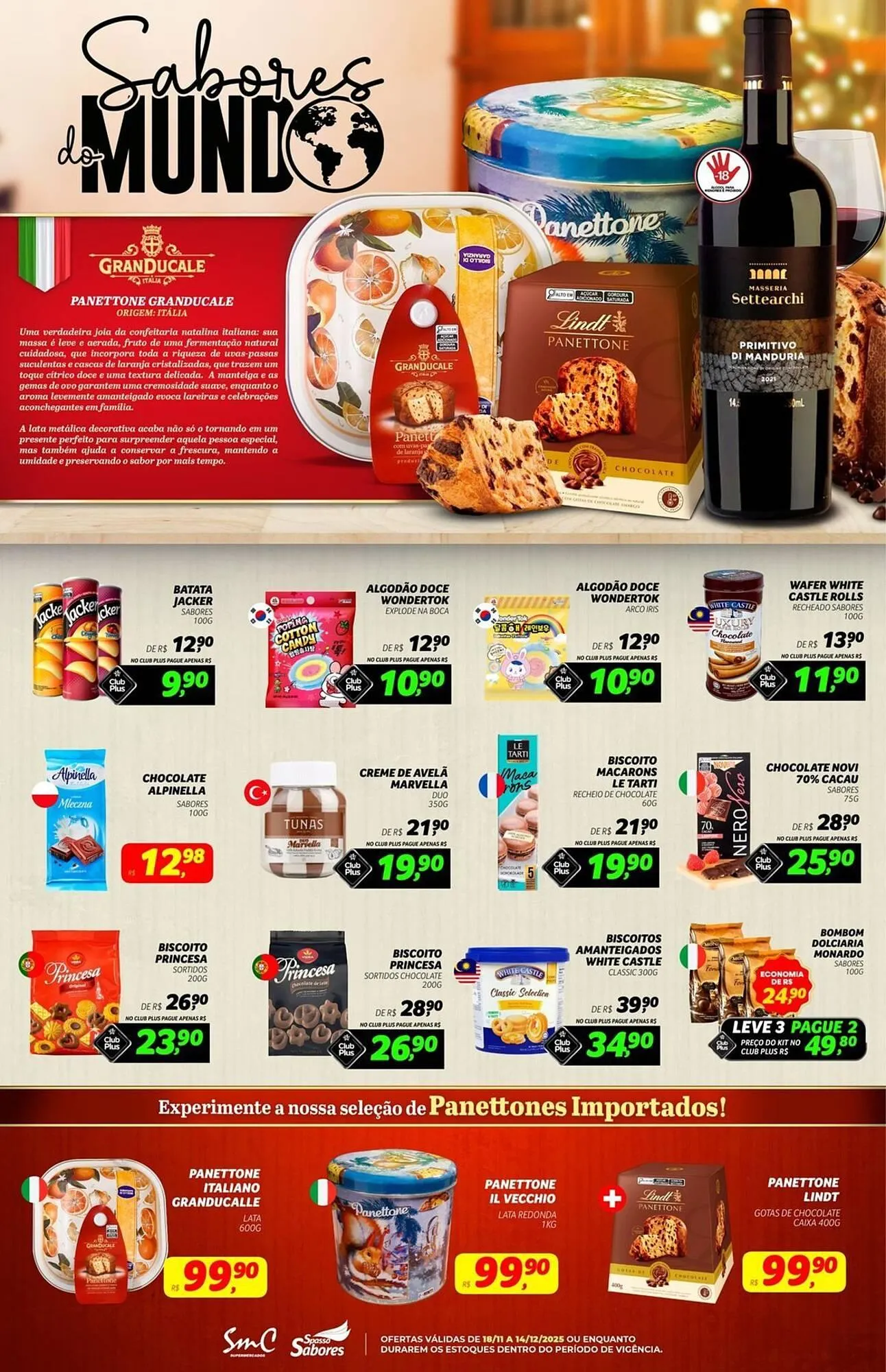 Encarte de Folheto Spasso Sabores 18 de novembro até 14 de dezembro 2025 - Pagina 1